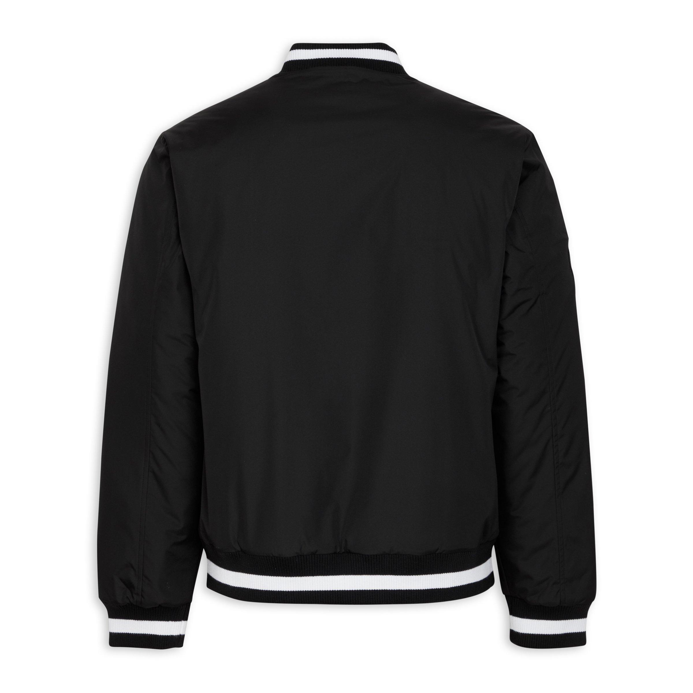 Plain black 2024 bomber jacket