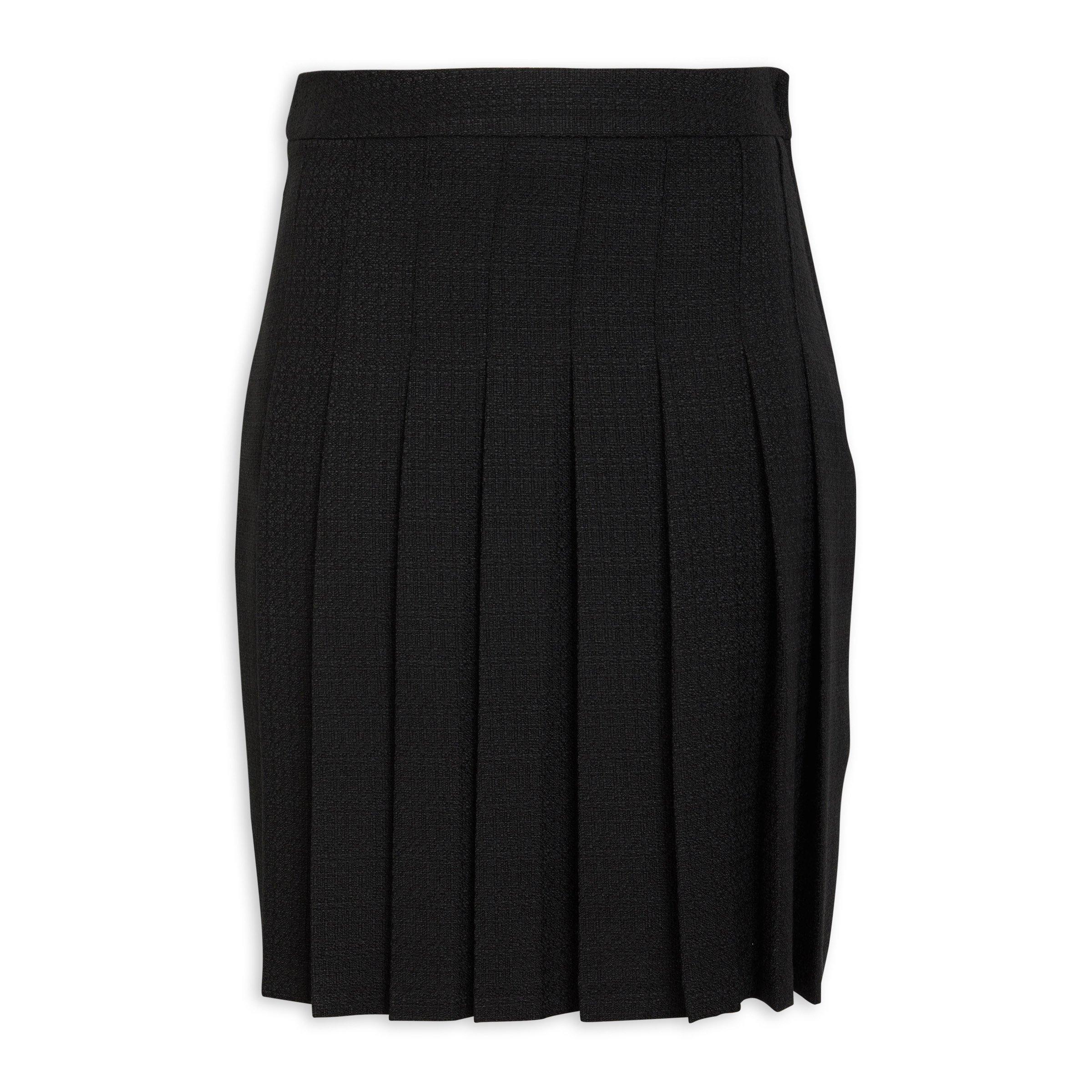 BLACK PLEATED SKIRT · Storeunic · Online Store Powered by