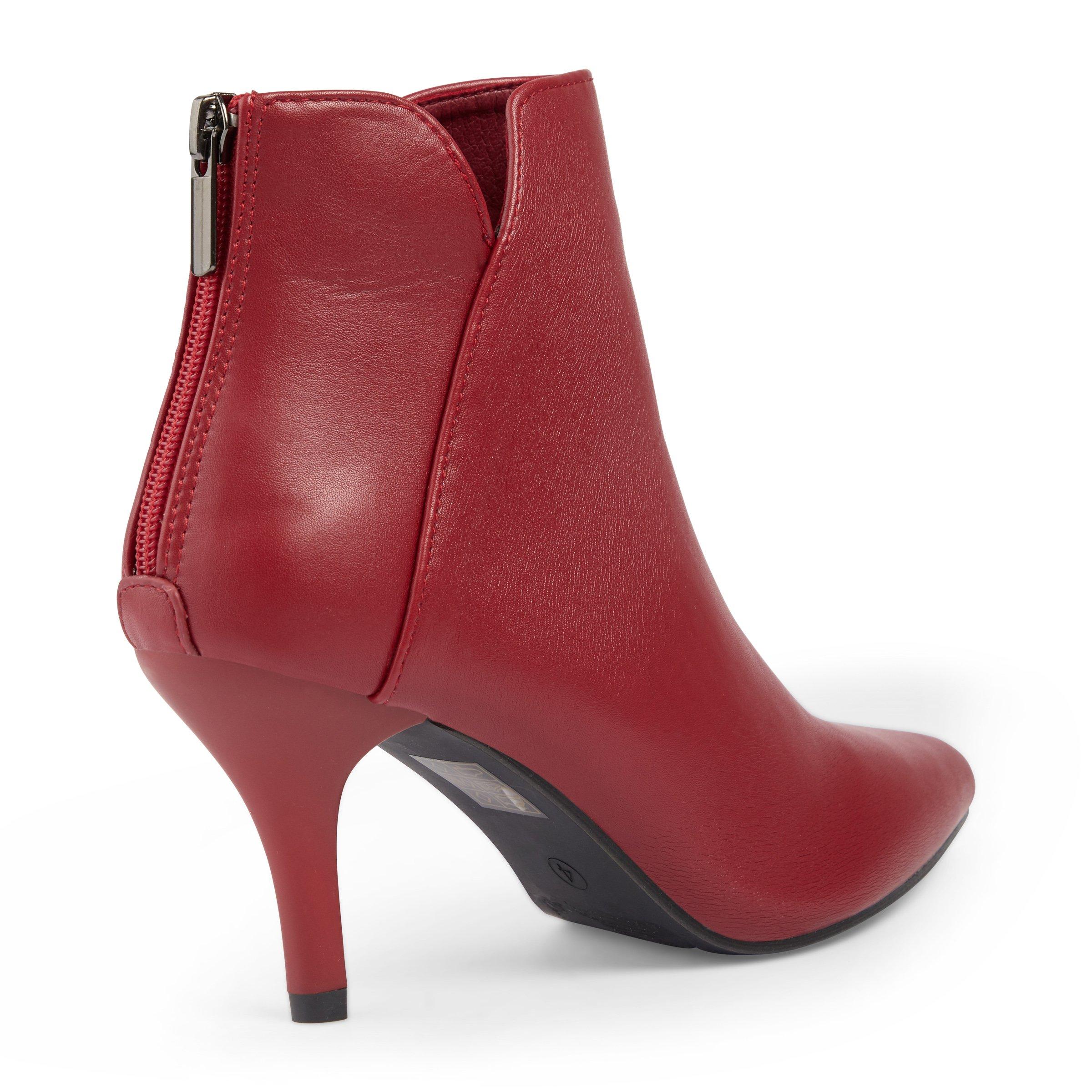 Red ankle online boots for women