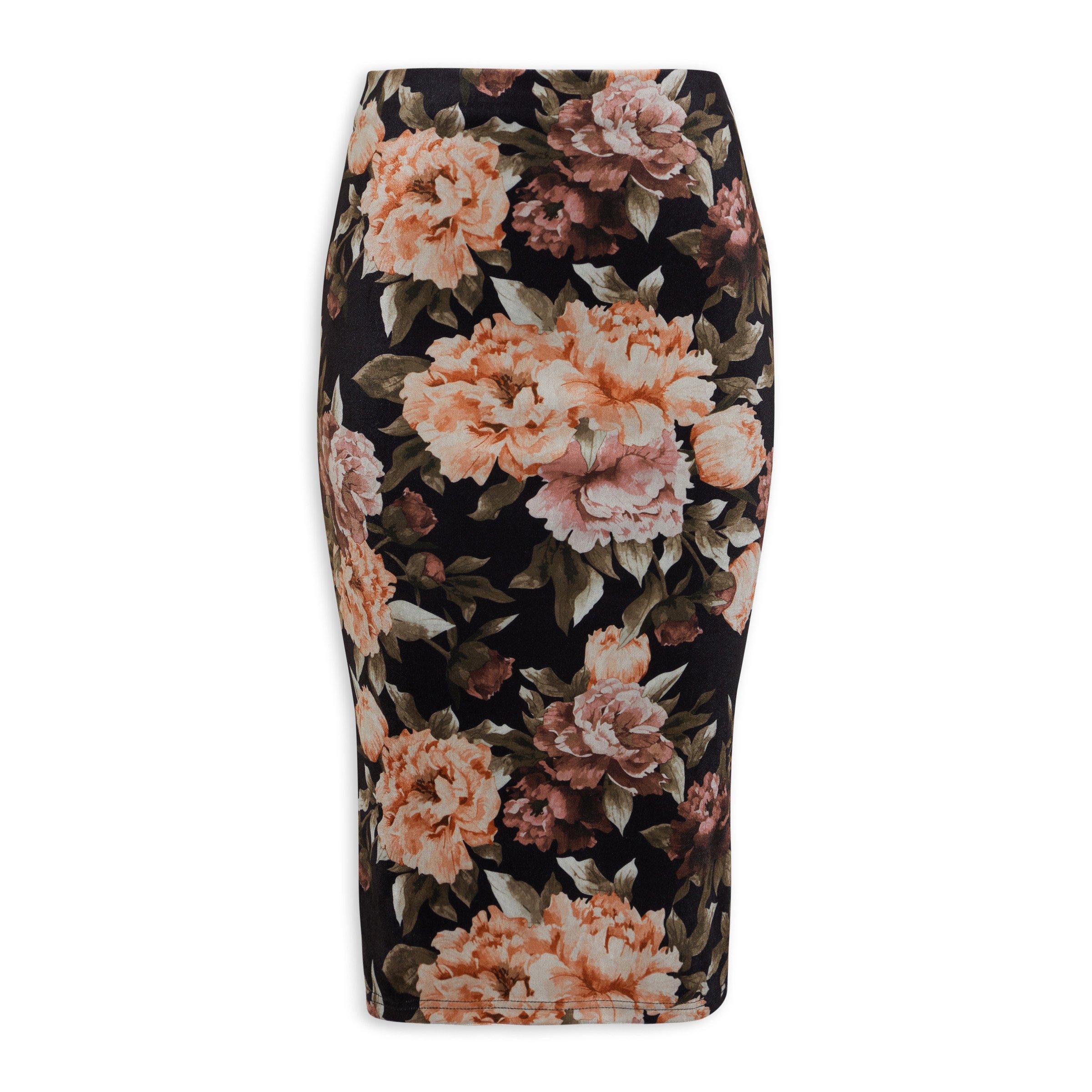 Bodycon skirt outlet floral