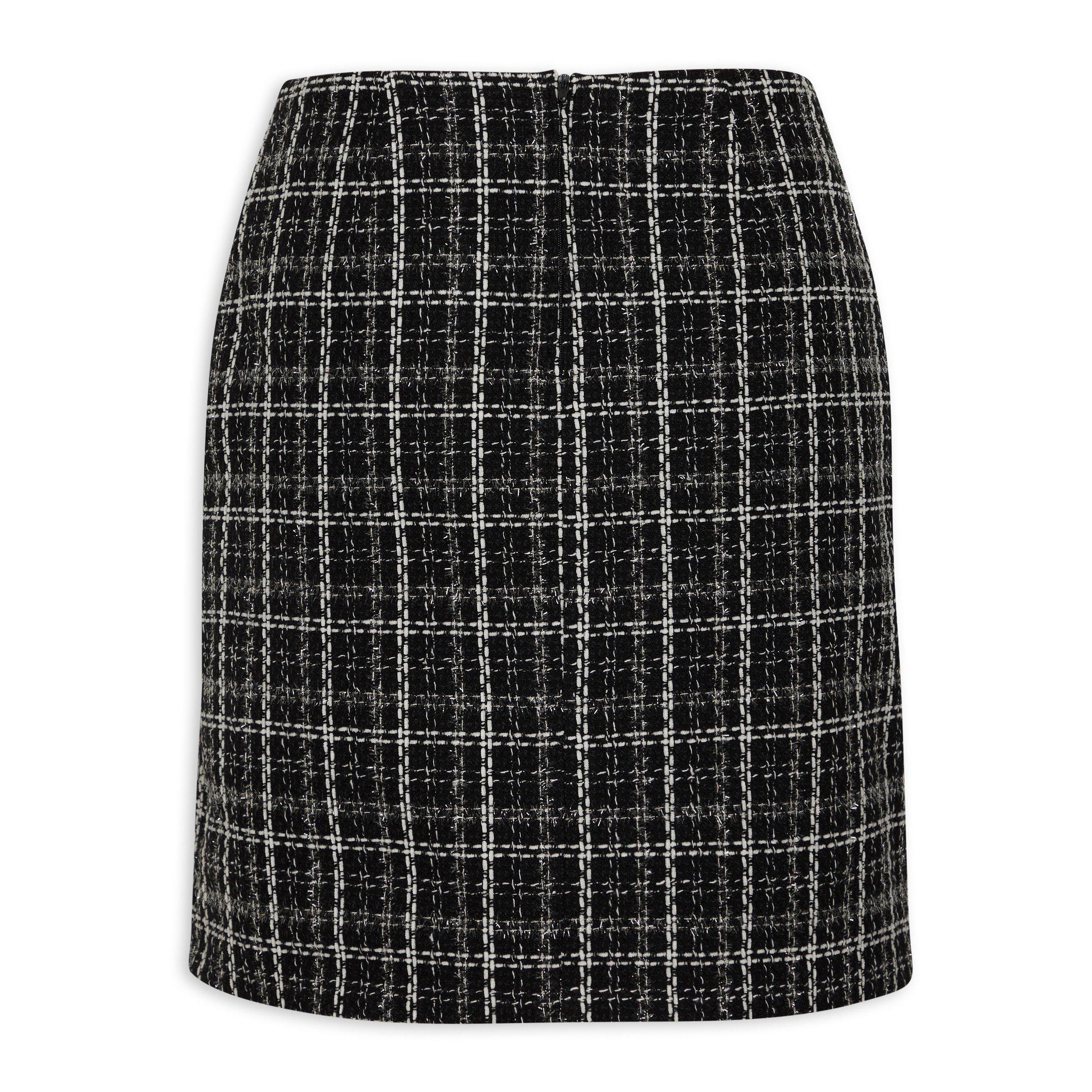 Button hotsell check skirt