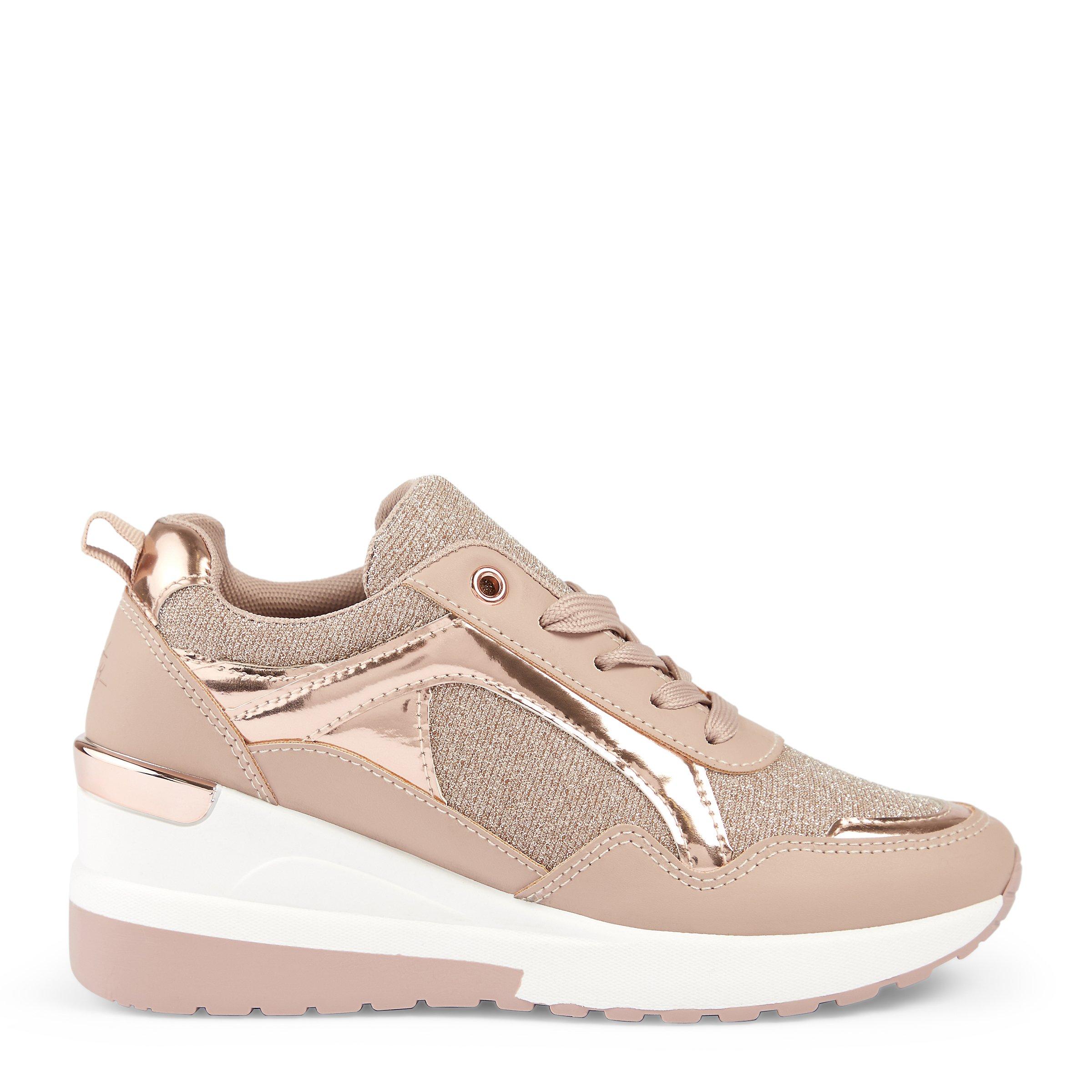 Blush cheap wedge sneaker