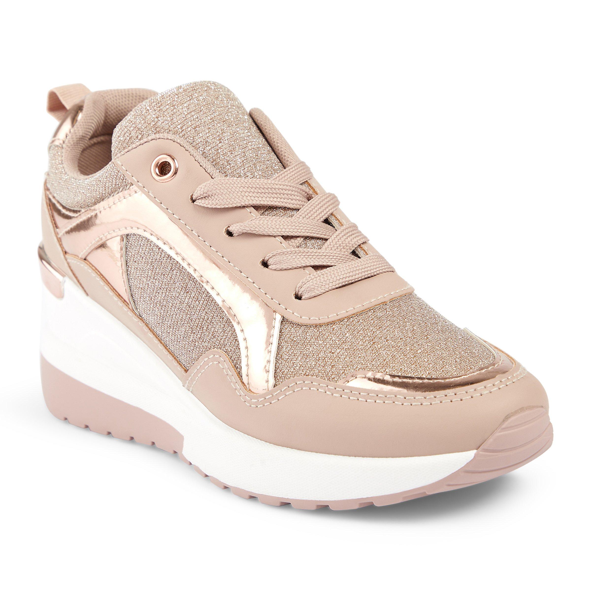 Gold 2024 wedge sneaker