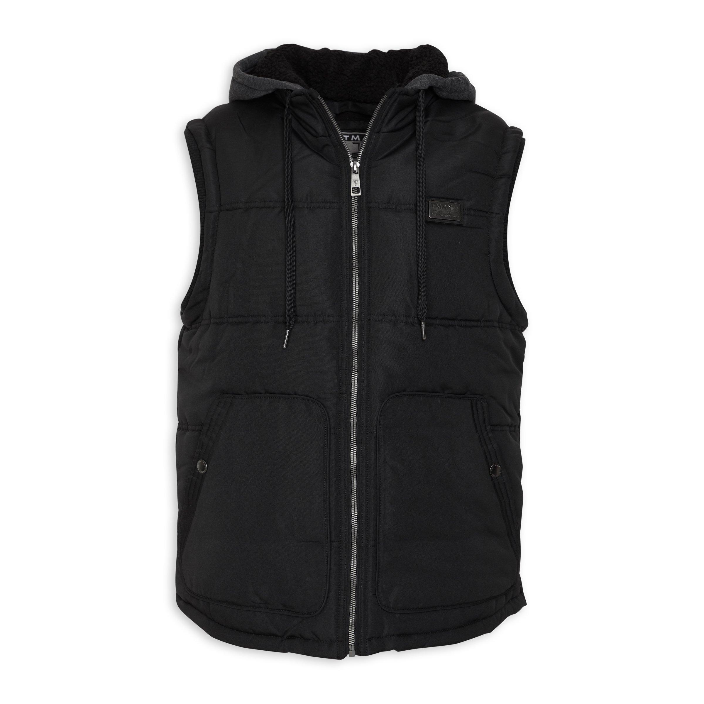 Black Sleeveless Puffer Jacket 3090842 Truworths Man