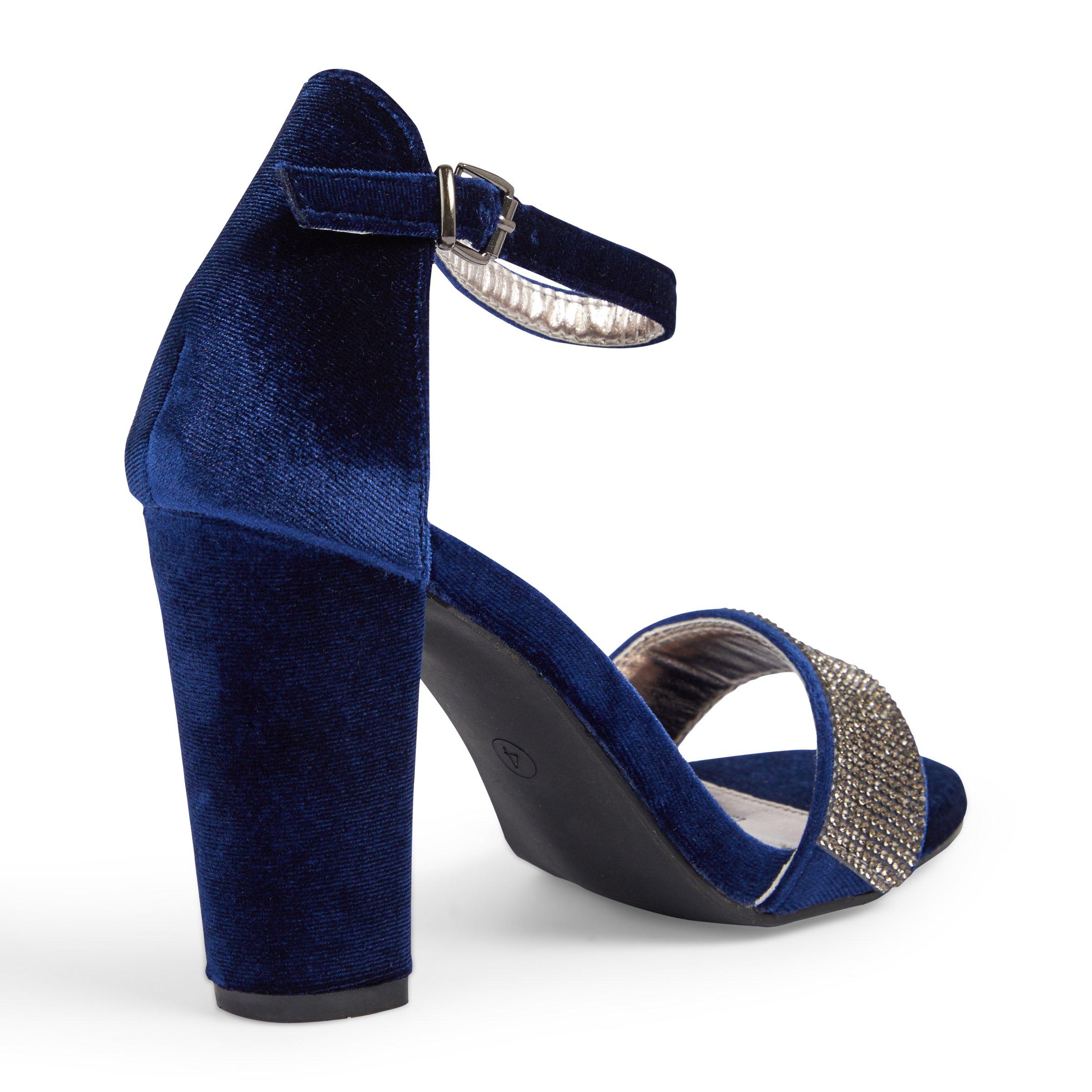 Navy blue clearance embellished heels