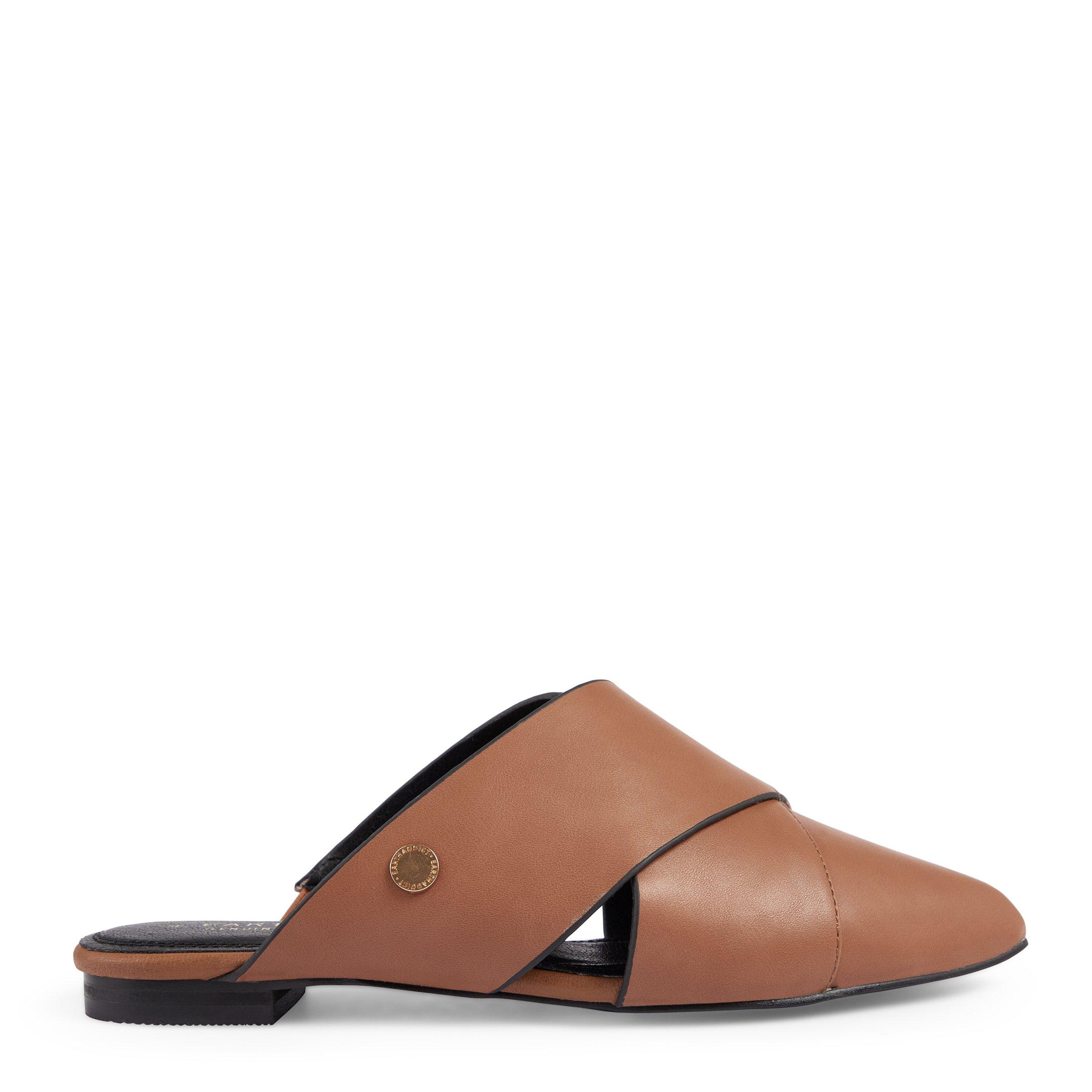Tan mules hot sale