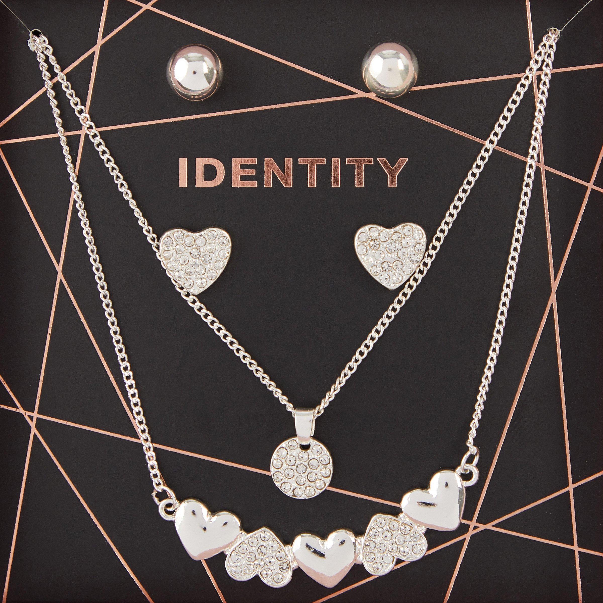 Silver Heart Jewellery Gift Set 3092696 Identity