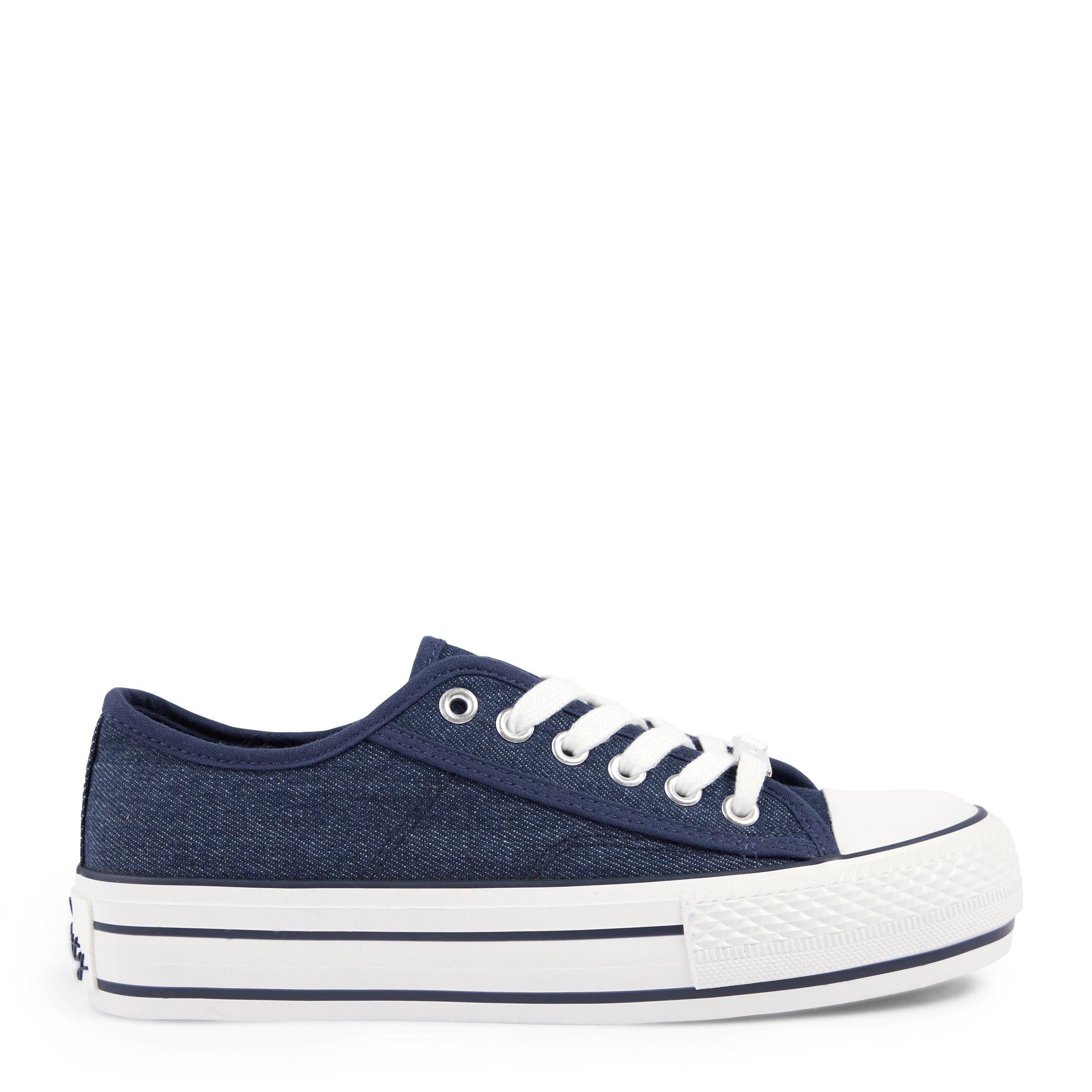 Denim deals platform sneakers