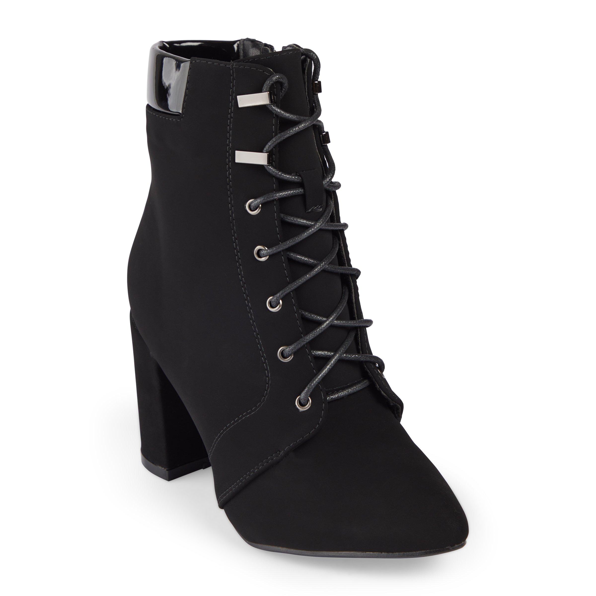 Black Lace Up Boot 3092841 Truworths