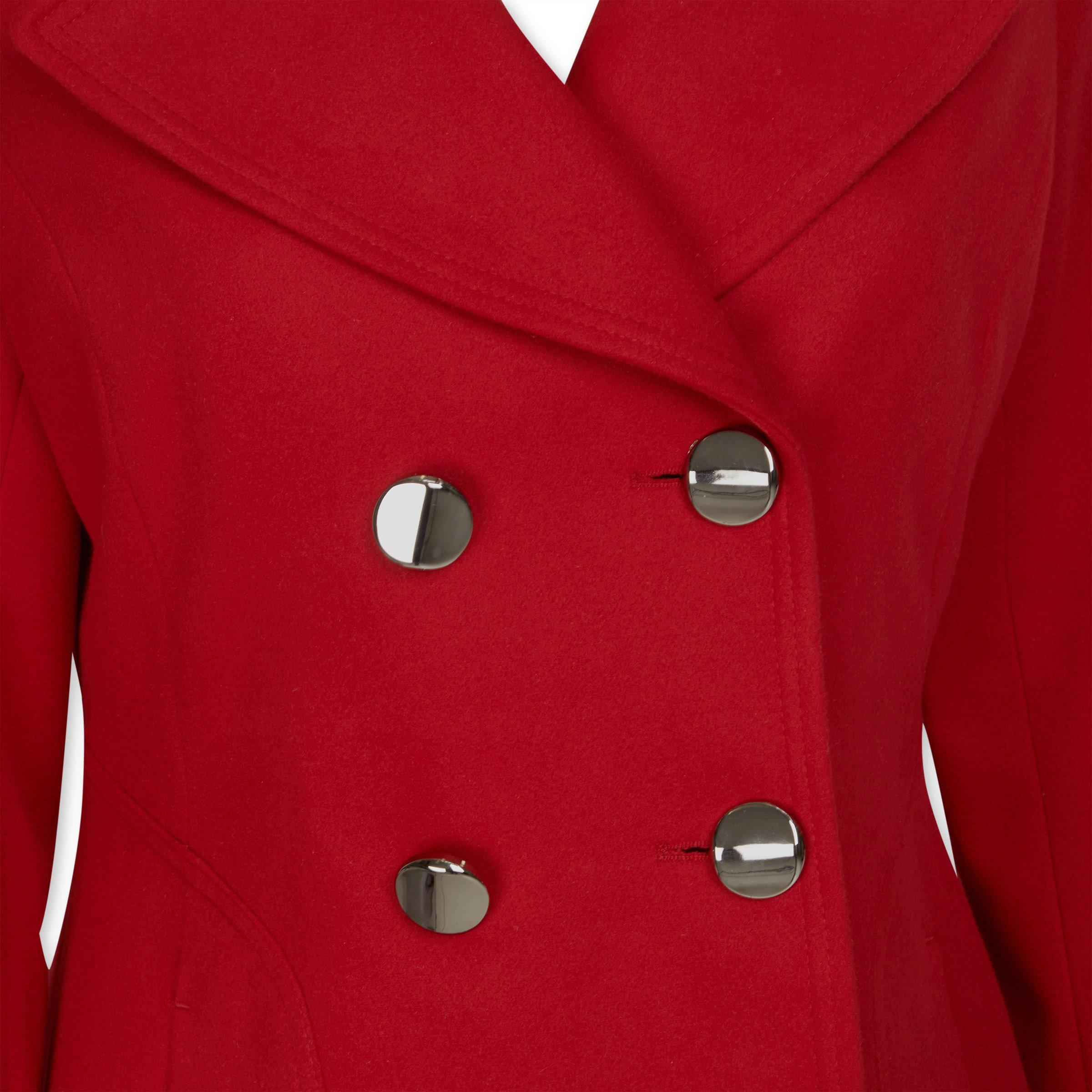 Red hot sale jacket long