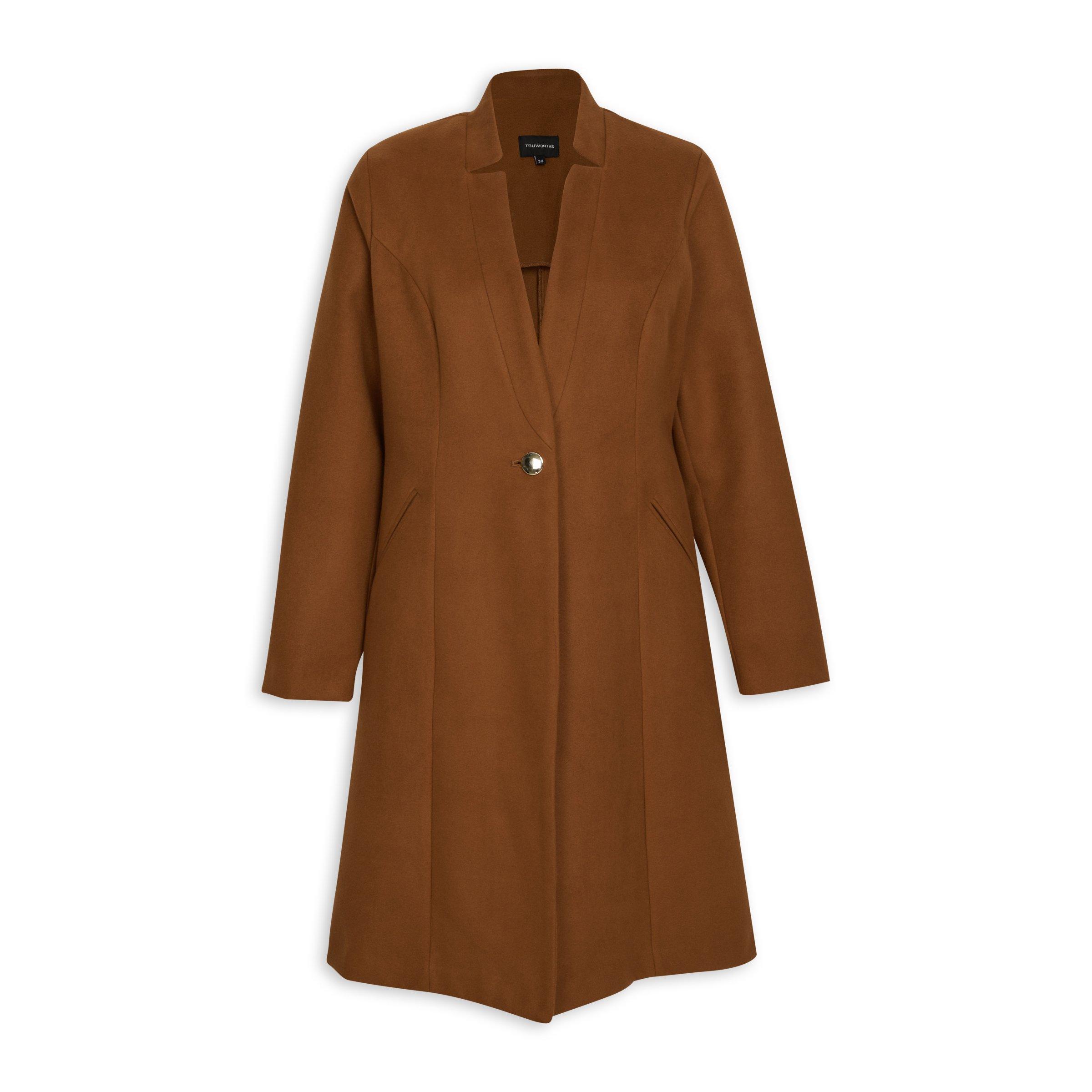 Camel store melton coat