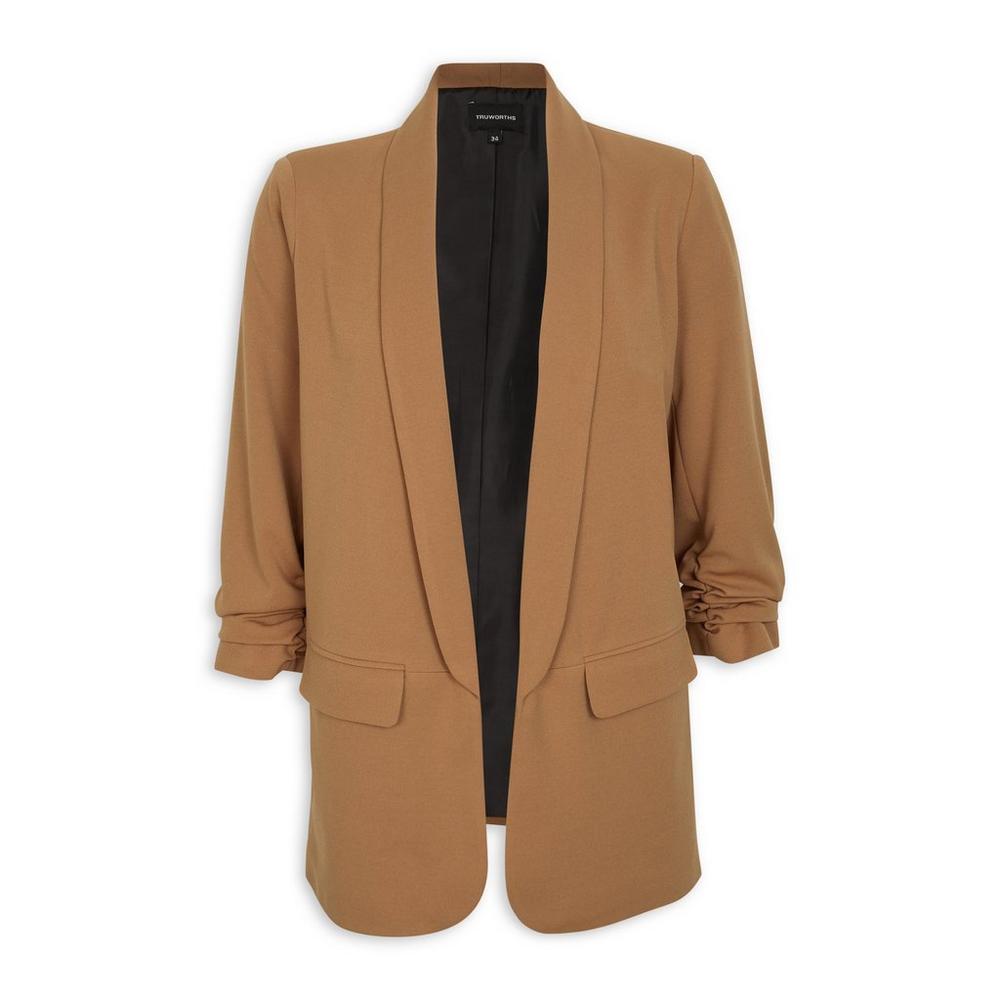 Relaxed Crepe Blazer