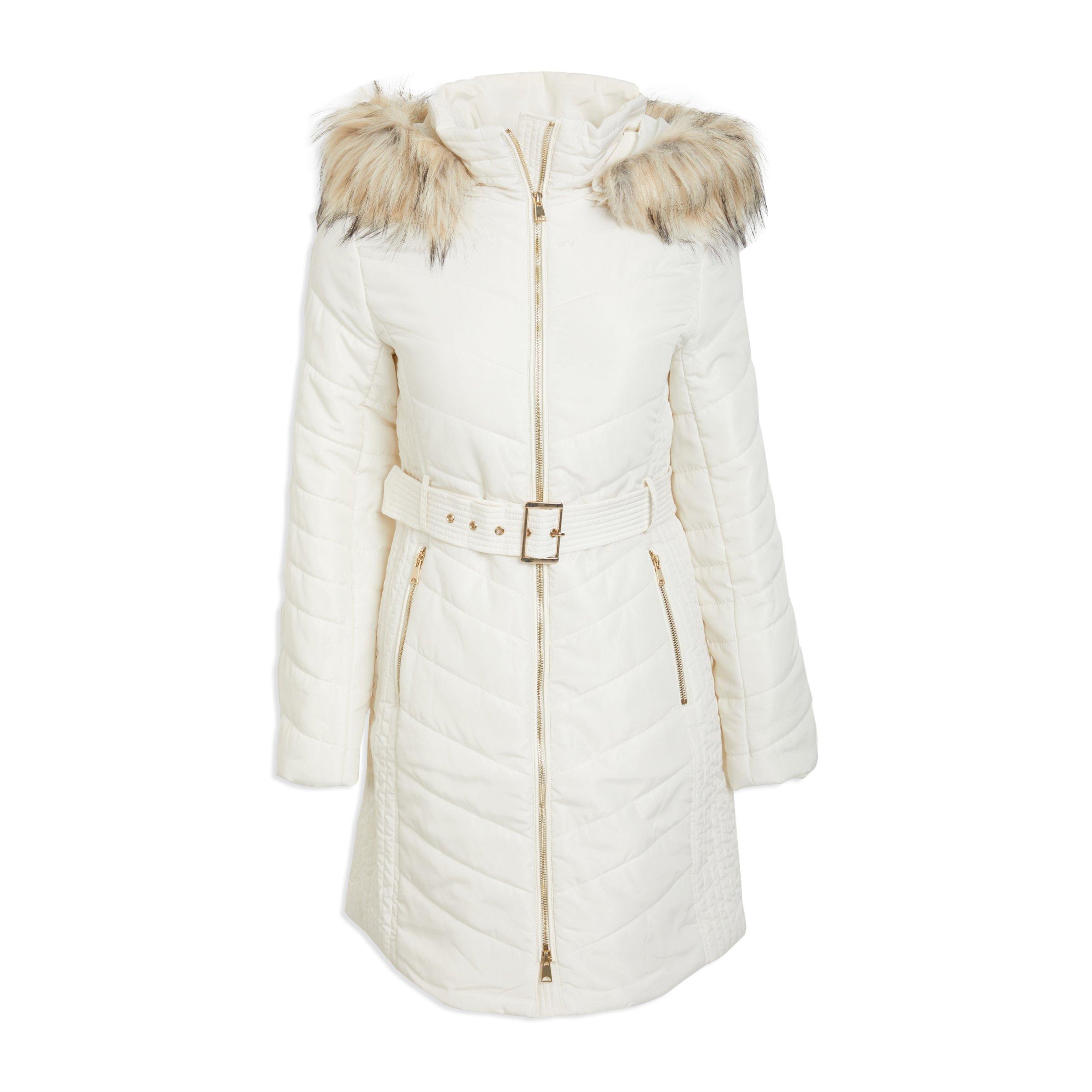 Belted Long Puffer Jacket