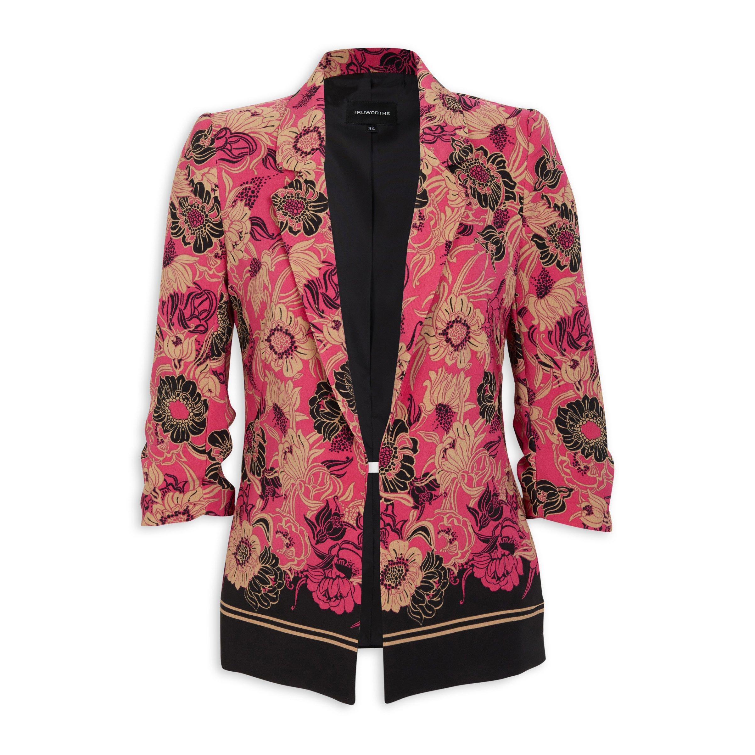 Floral shop pattern blazer