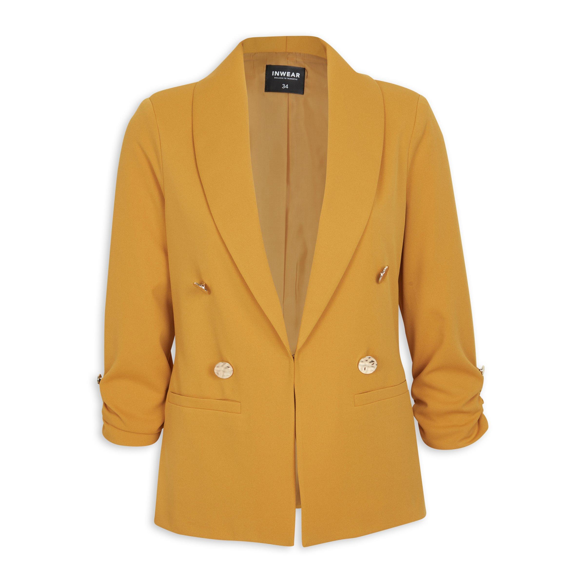 Mustard 2025 blazer ladies