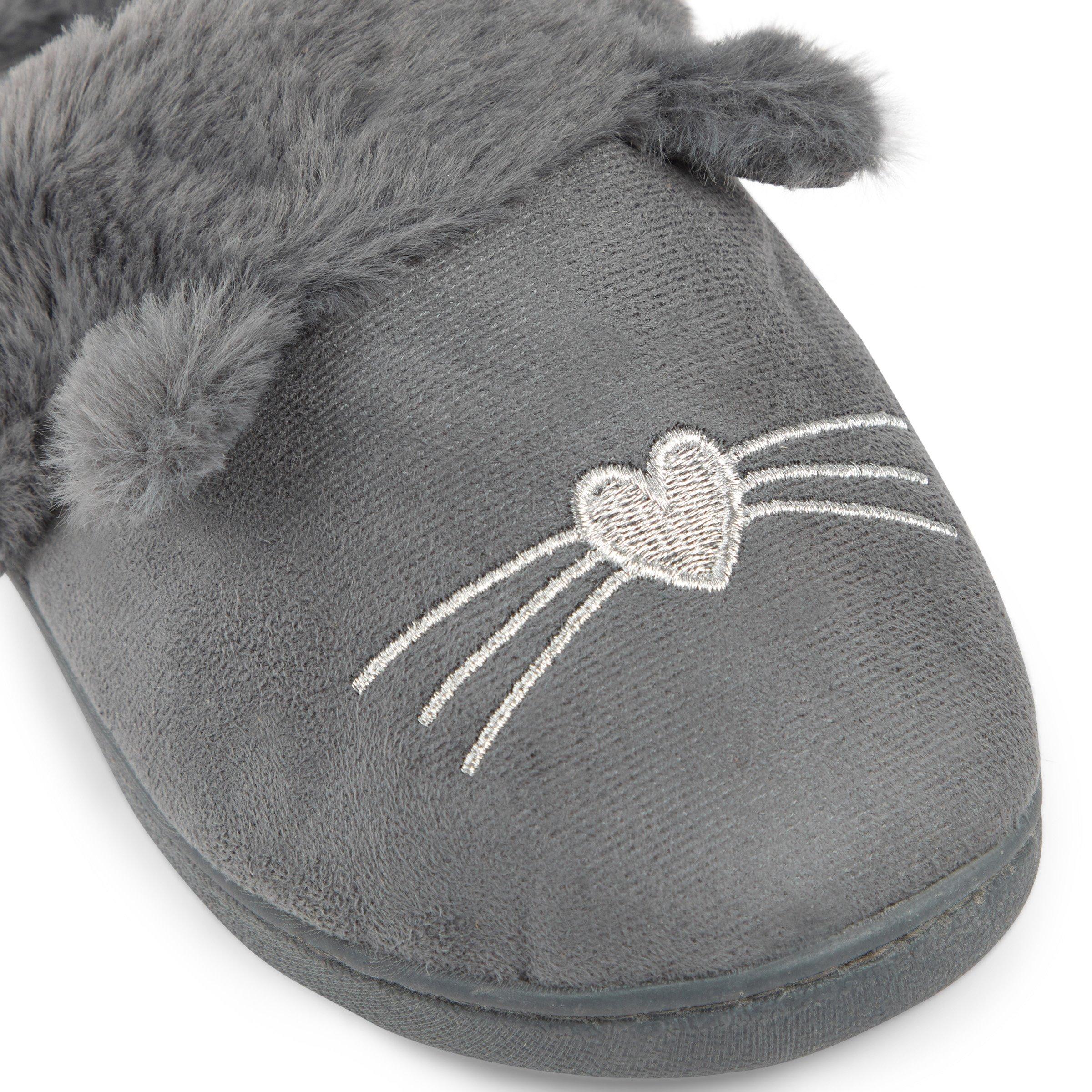 Charcoal Closed Toe Slipper 3094759 Identity