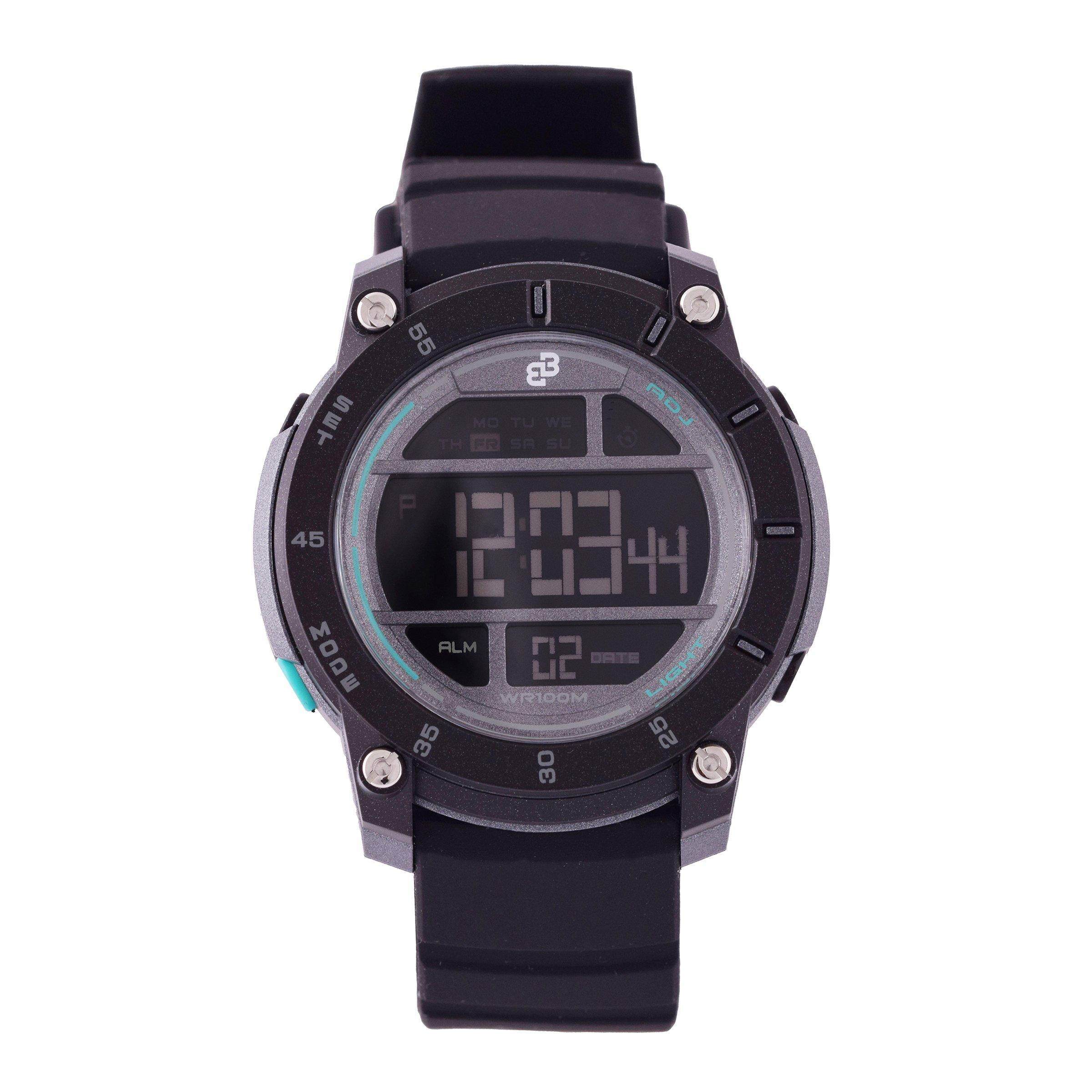 Black Digital Resin Watch