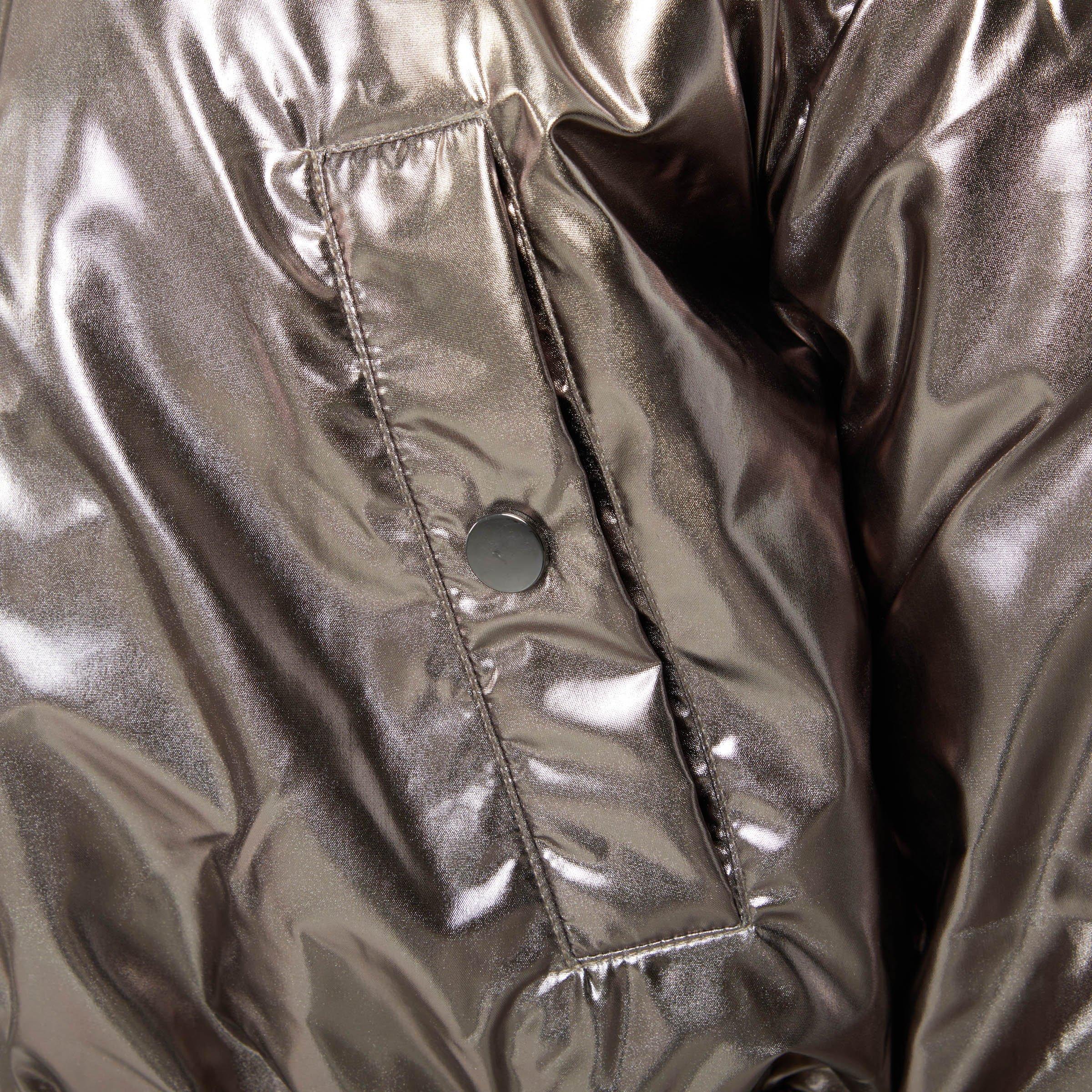 Metallic bomber jacket on sale womens