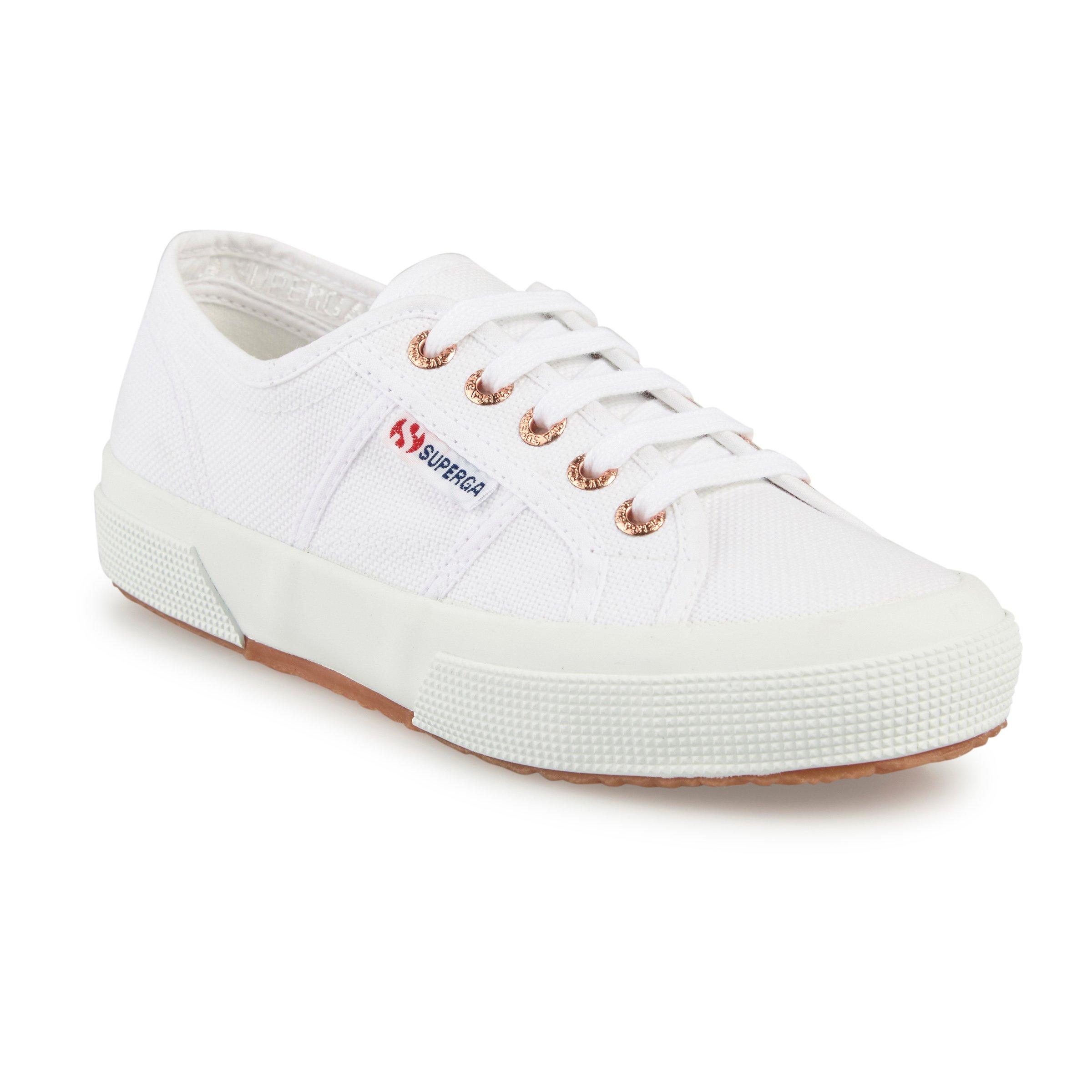 Superga white and rose sales gold