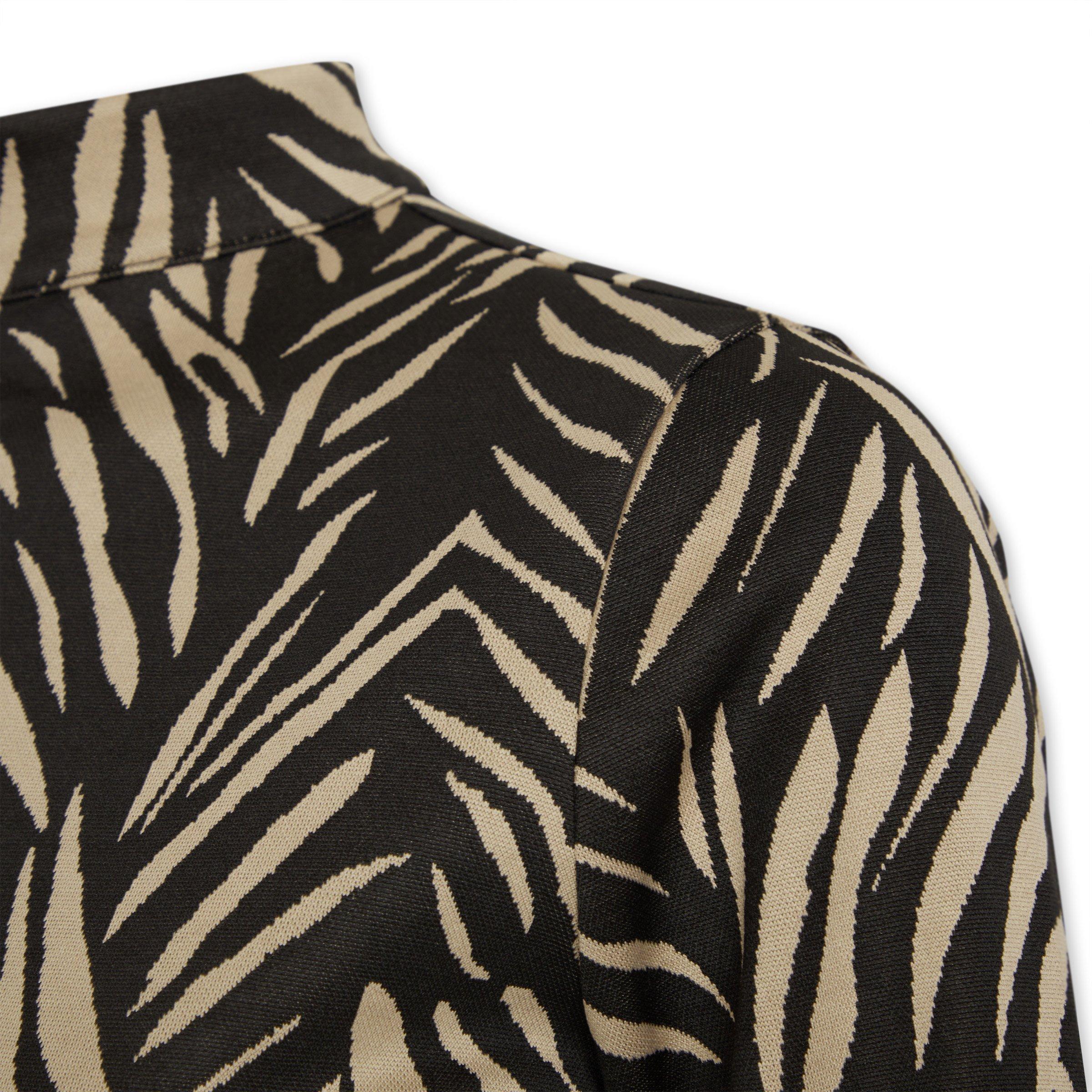 Zebra print cheap polo neck