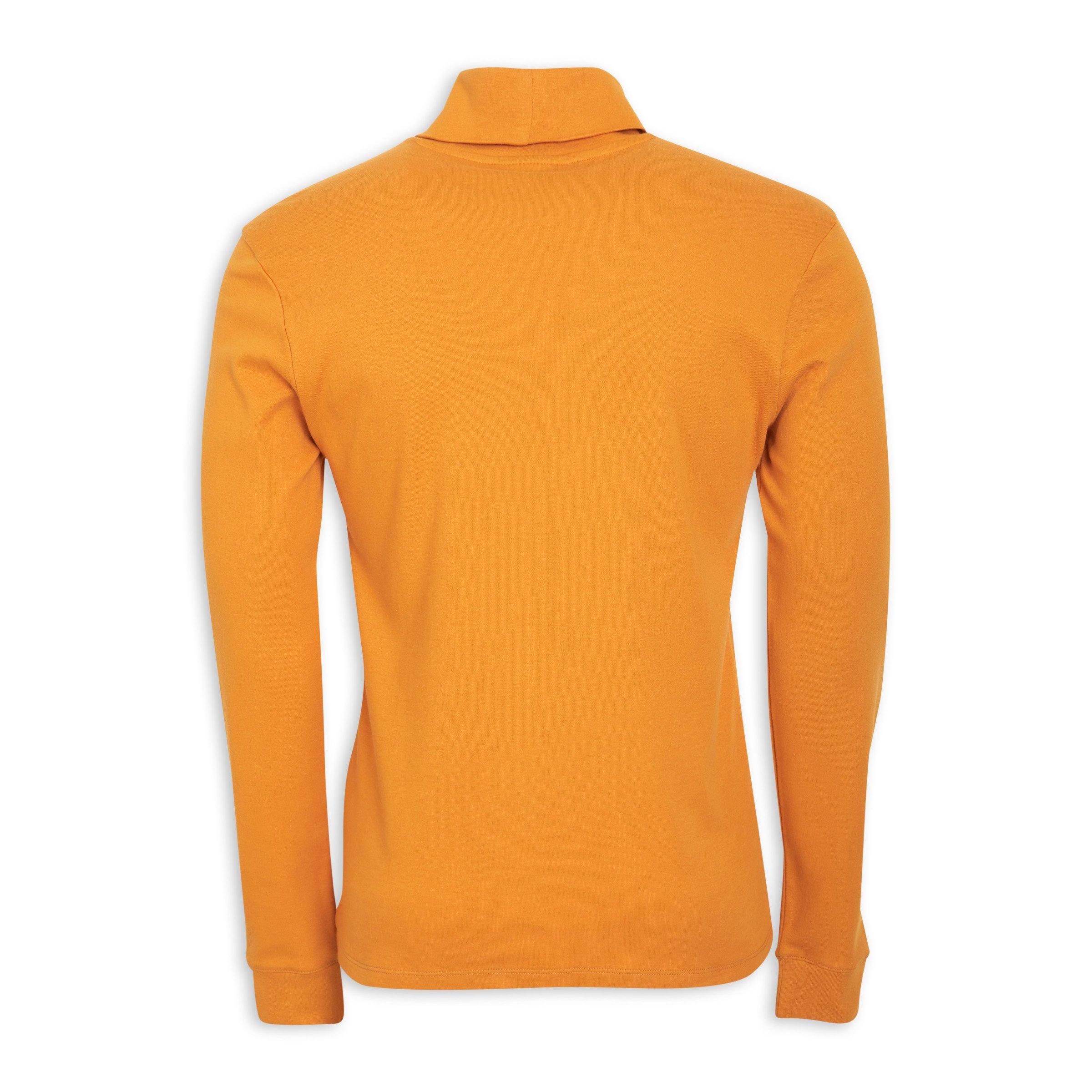 Mens mustard polo neck hotsell