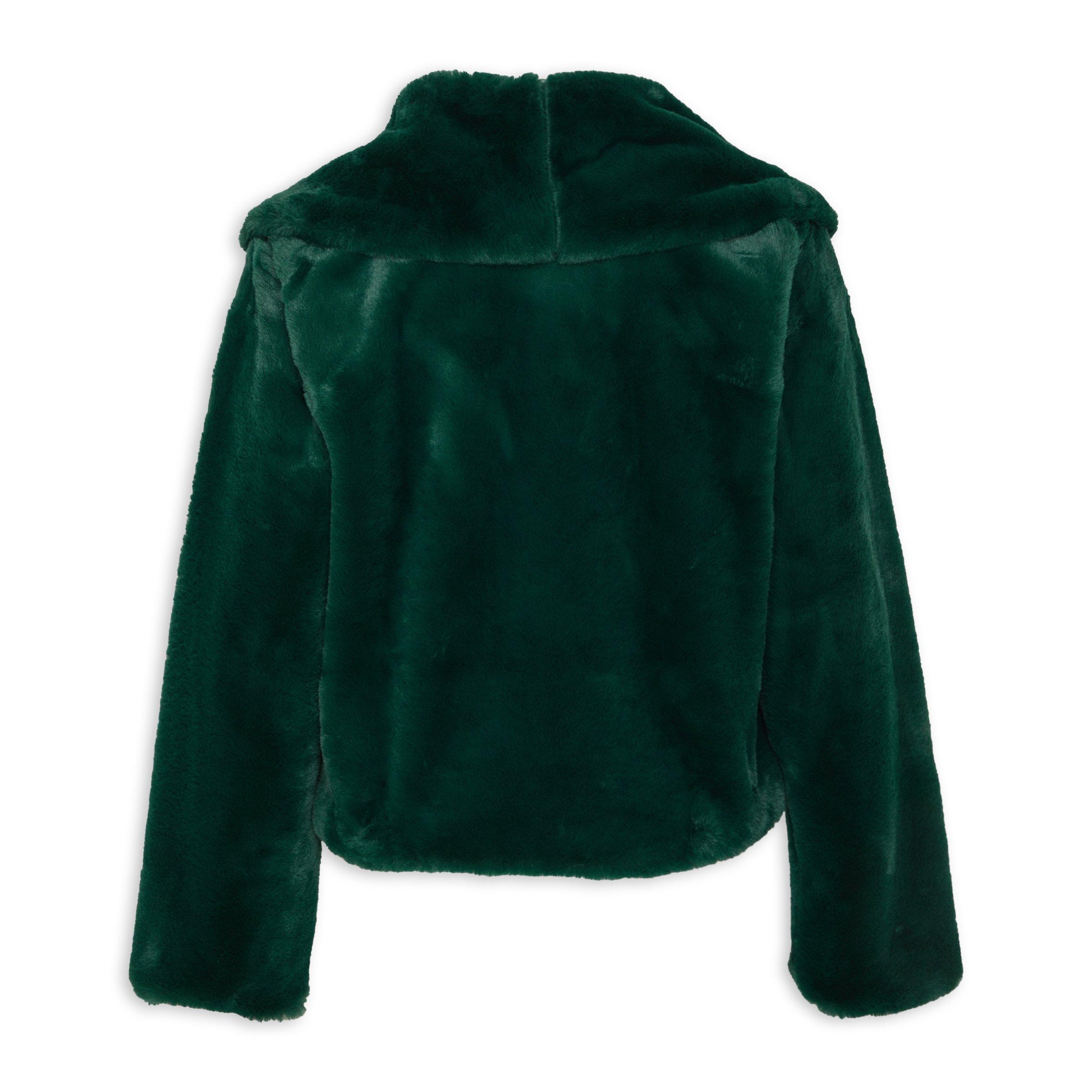 Emerald Green Faux Fur Bolero Jacket 3096420 Truworths