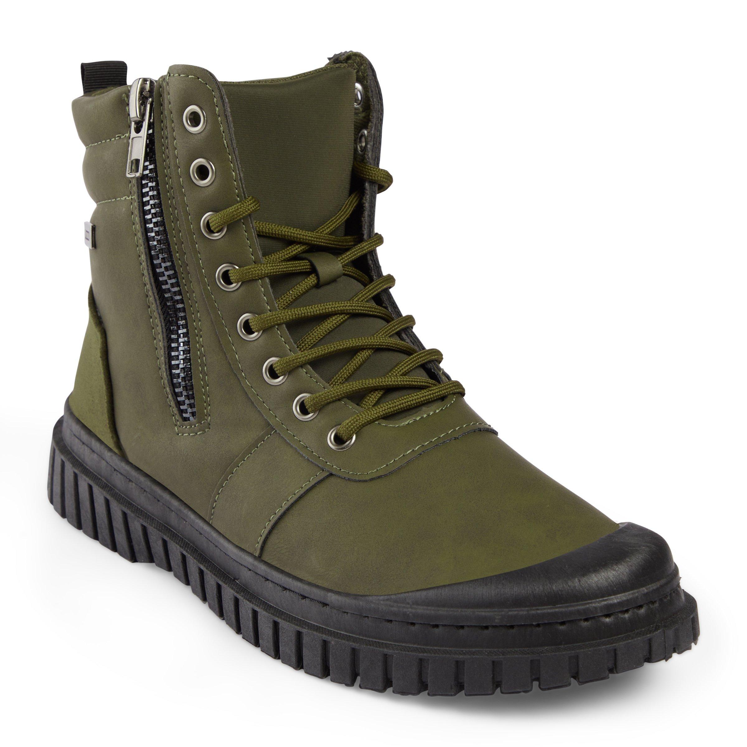 Green hotsell military boots