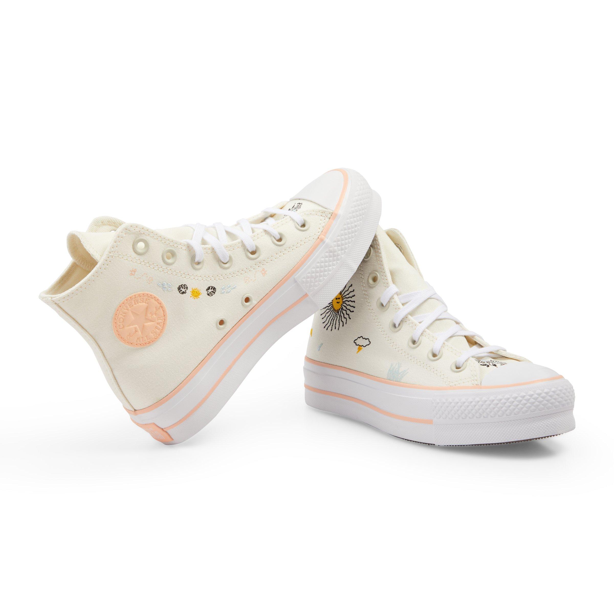 Converse lift white outlet rose gold