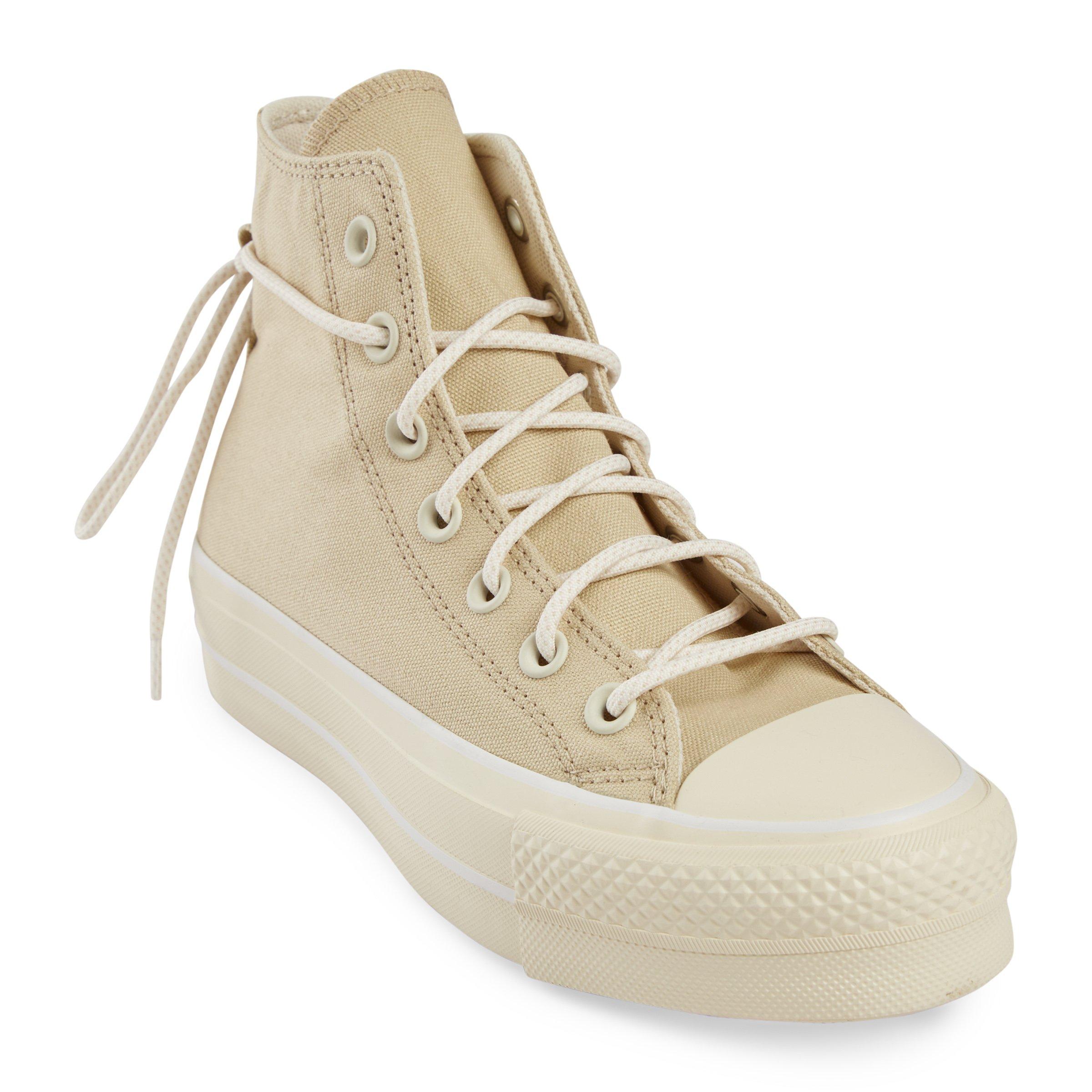 Converse lift ripple store high beige