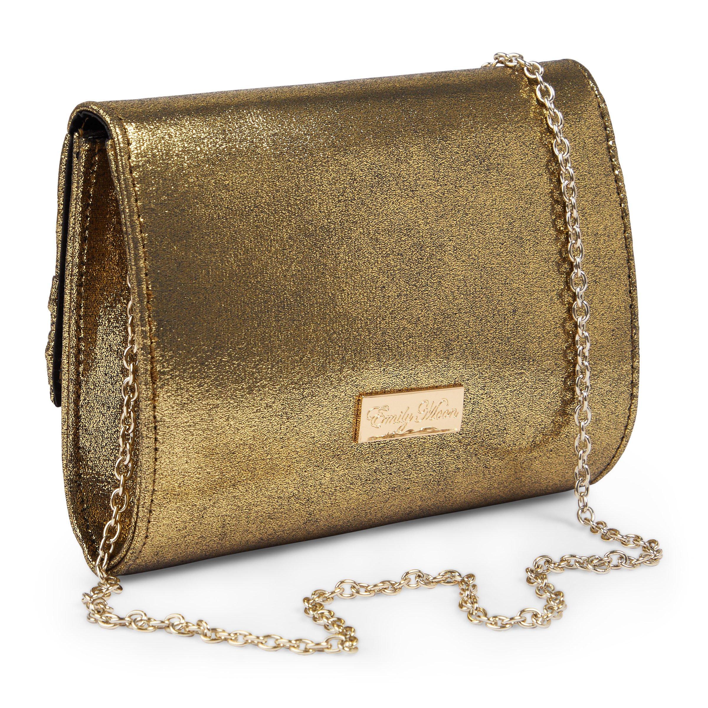 Dark gold clutch bag new arrivals