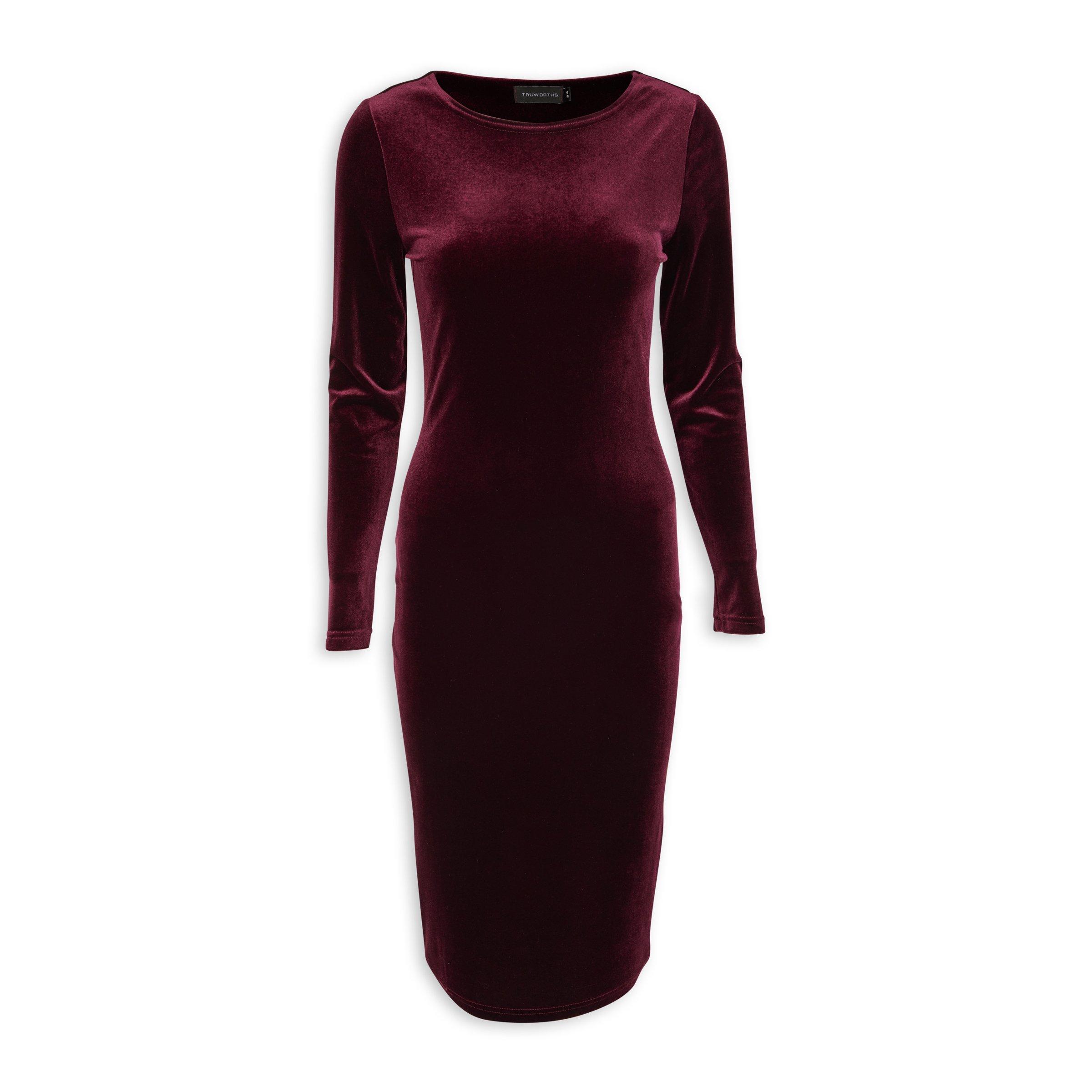 Burgundy Bodycon Dress 3096963 Truworths