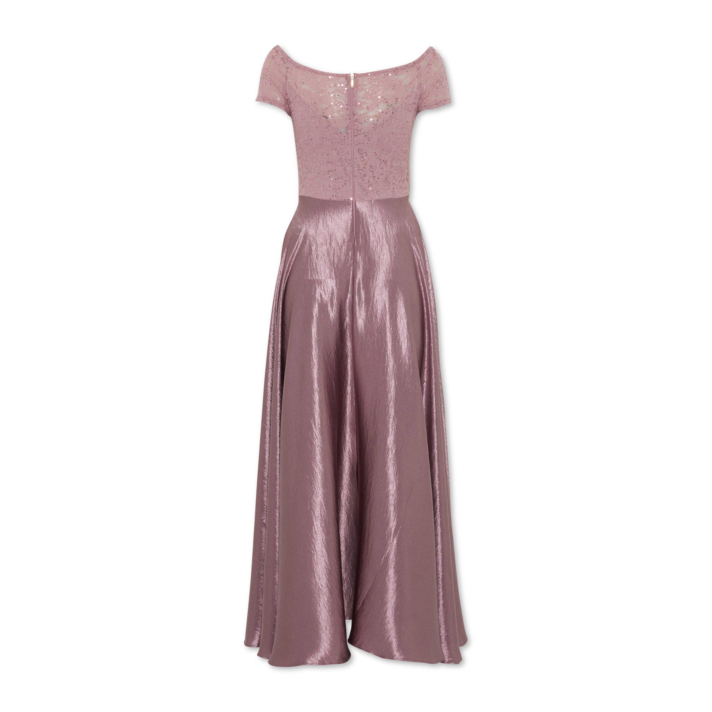 Mauve Maxi Length Evening Dress 3097177 Emily Moon