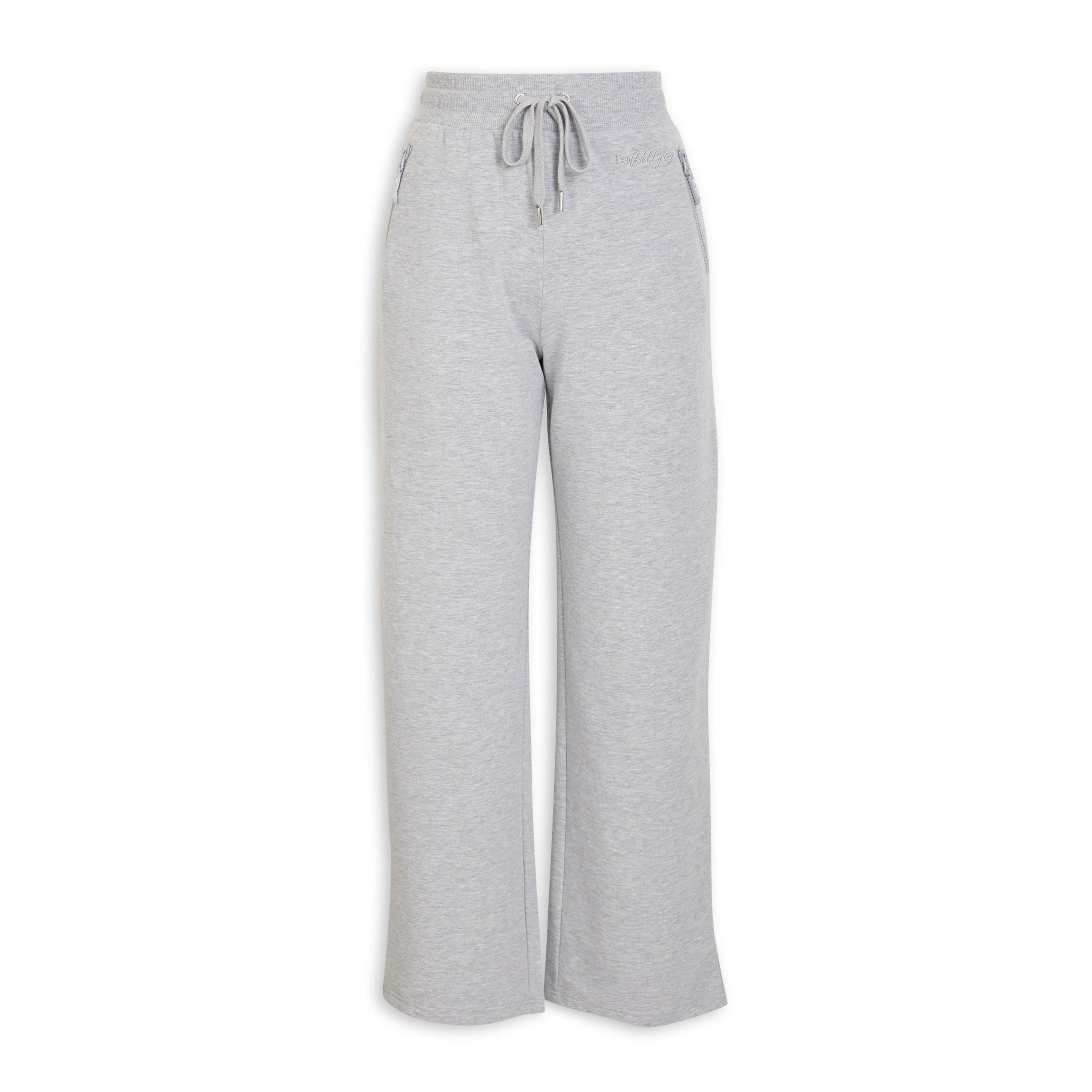 Womens Joggers, Gray Flare Leg Jogger Pants