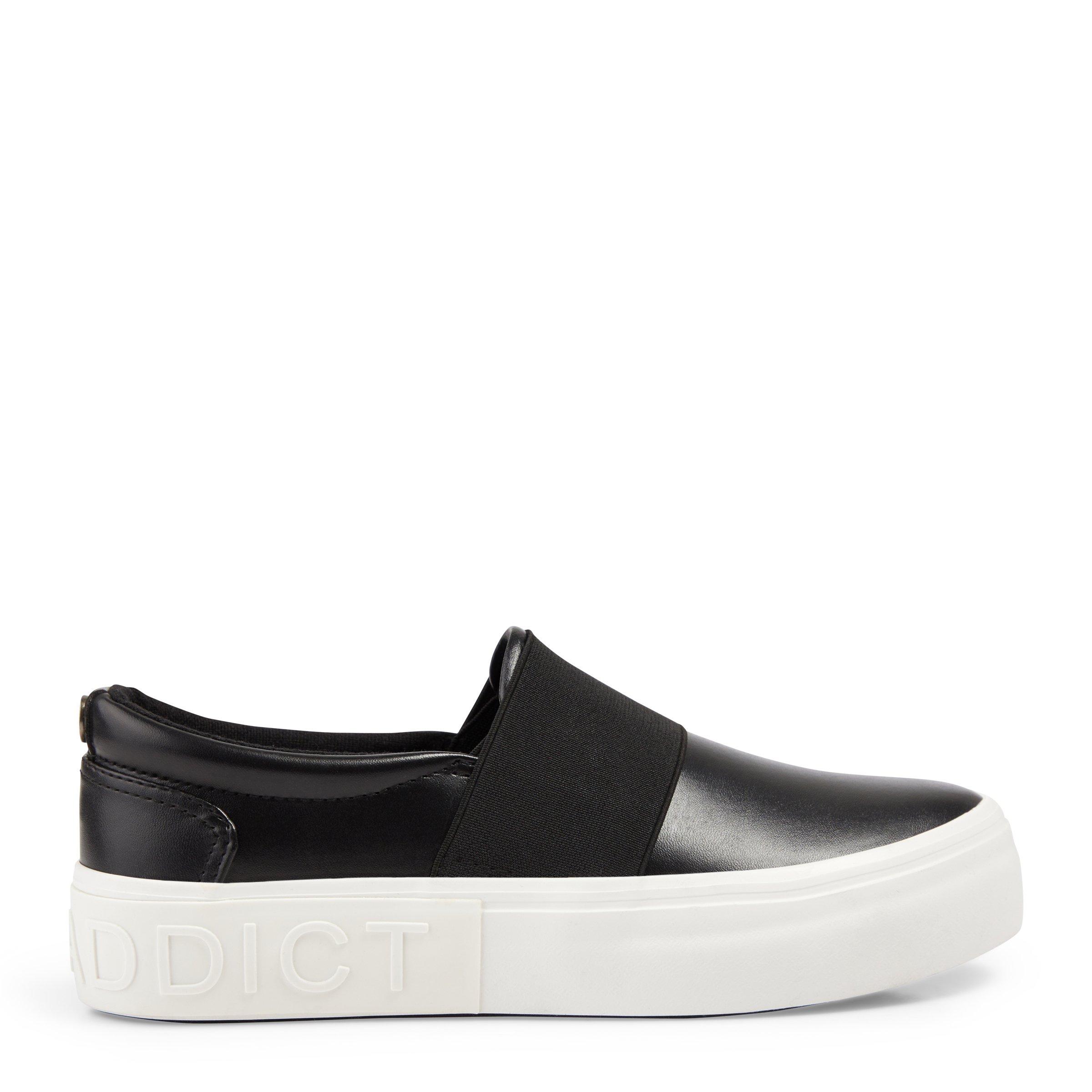 Black slip on clearance sneakers