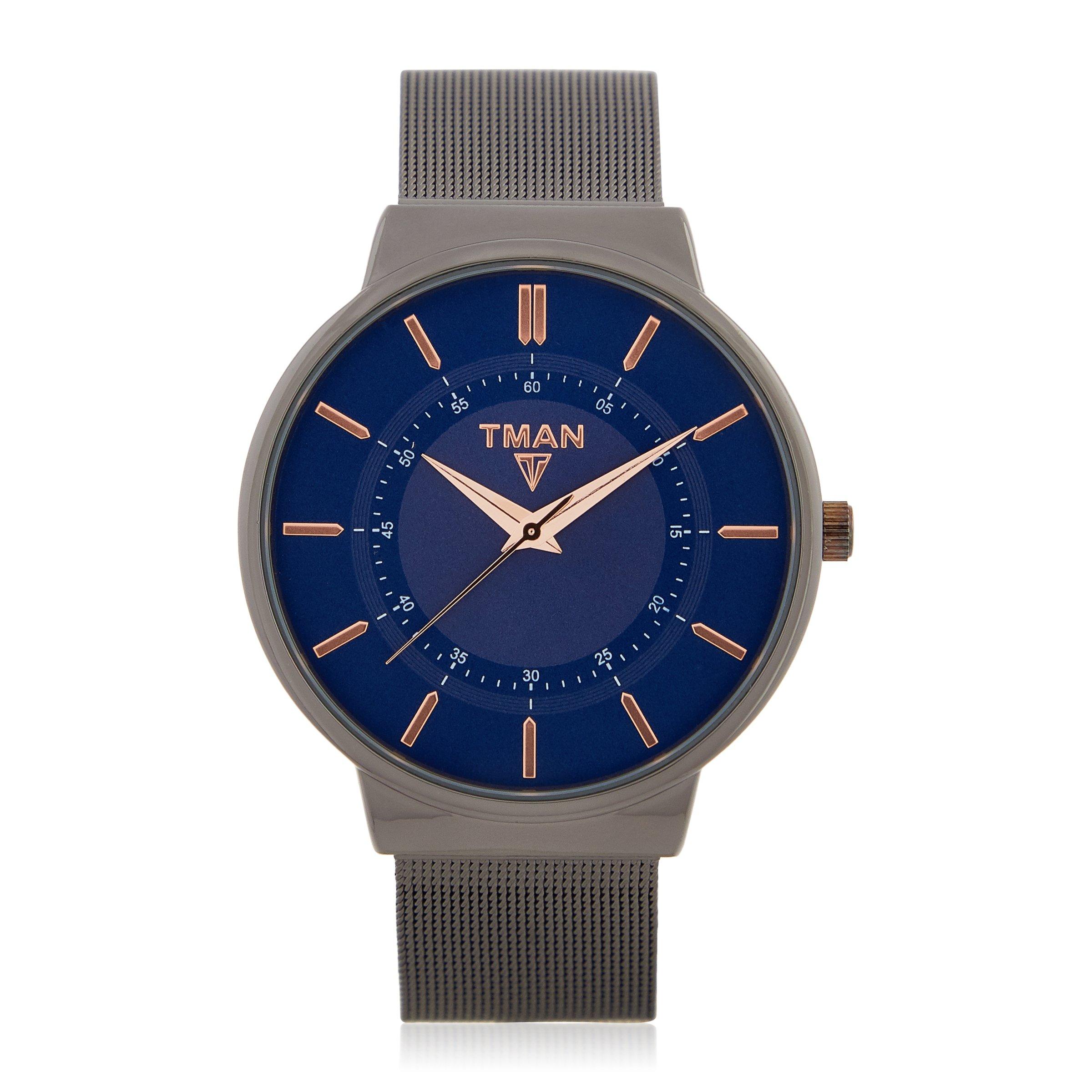 Truworths Man Watches Prices Blue Dial Gun Mesh Analogue