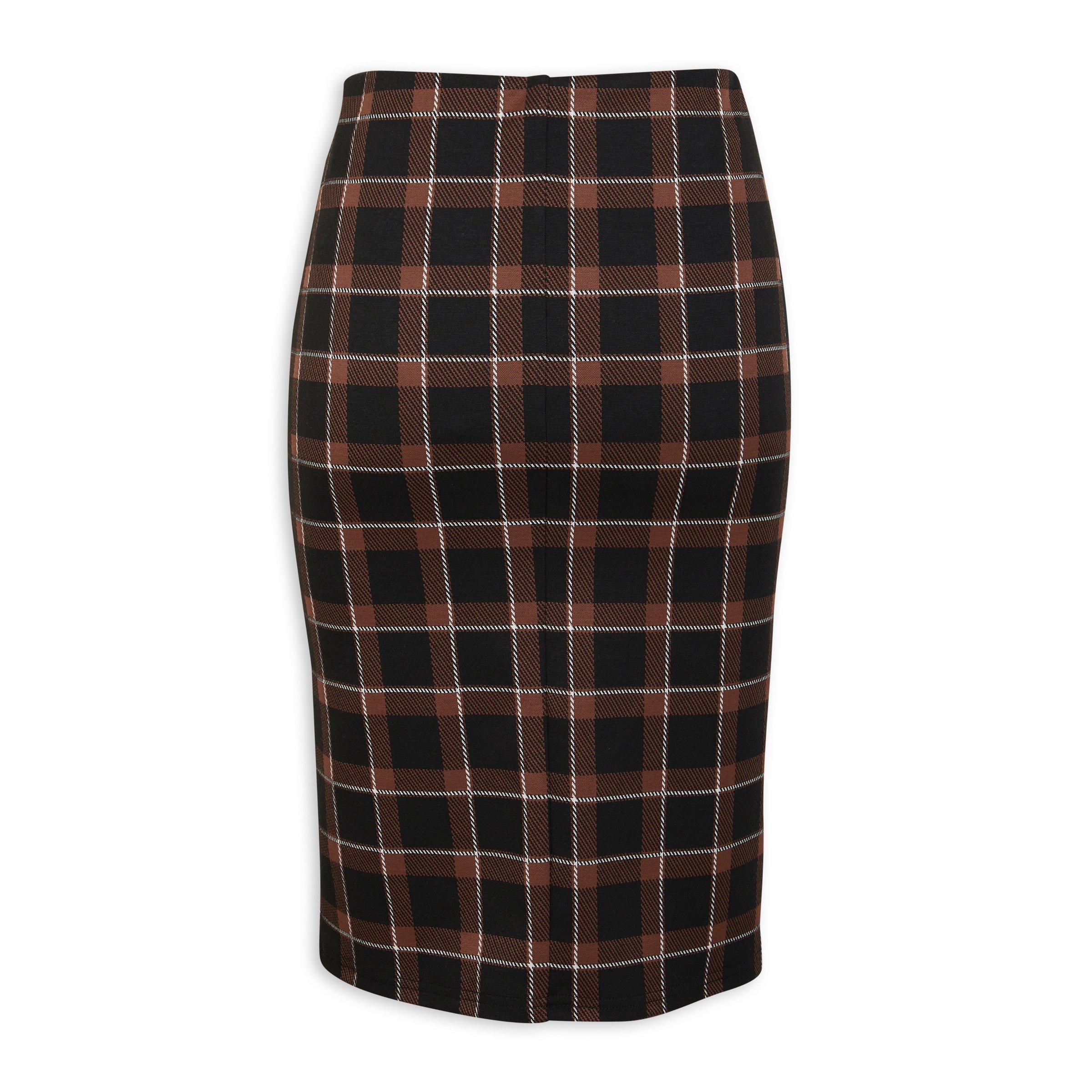 Bodycon 2024 check skirt