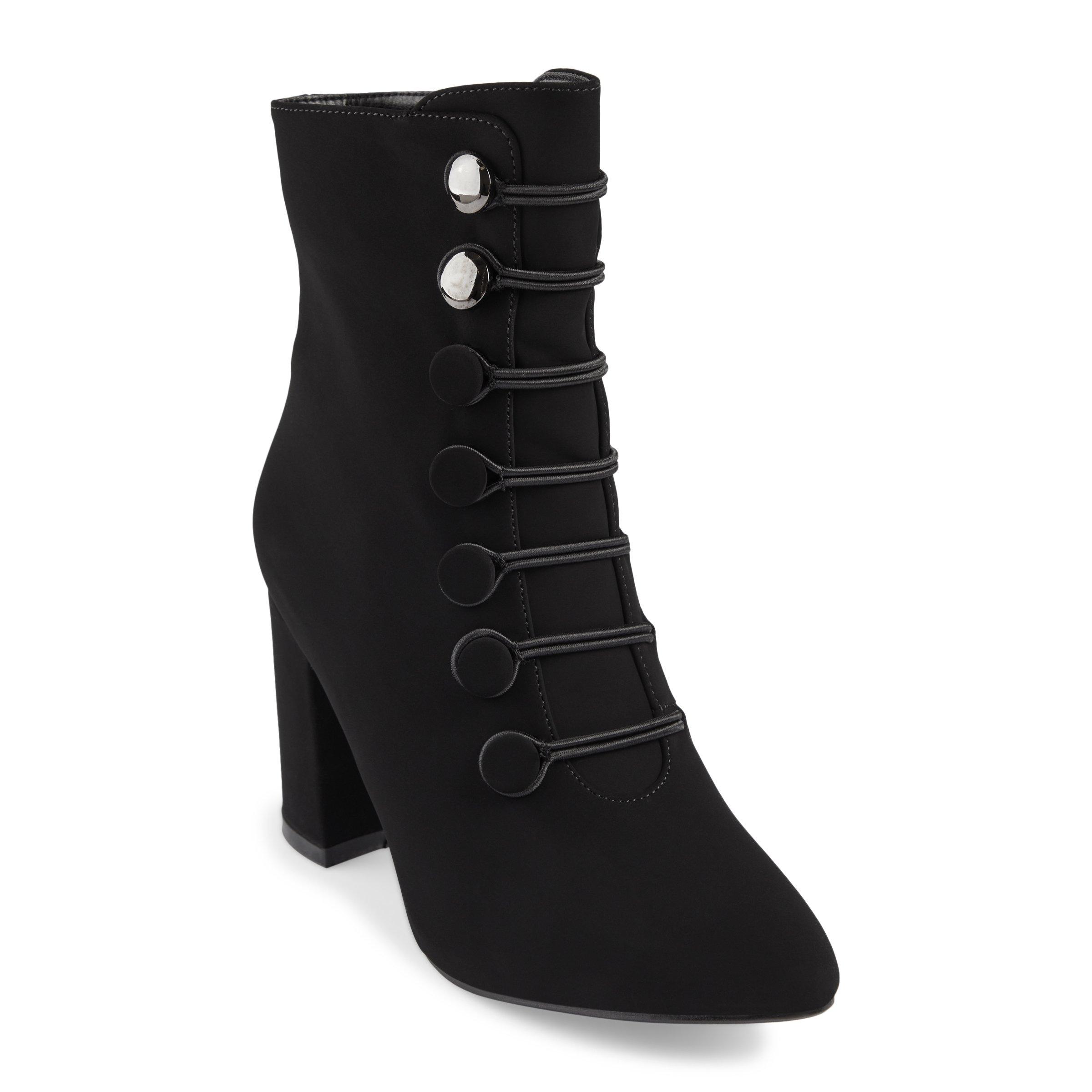 Ladies black military boots best sale