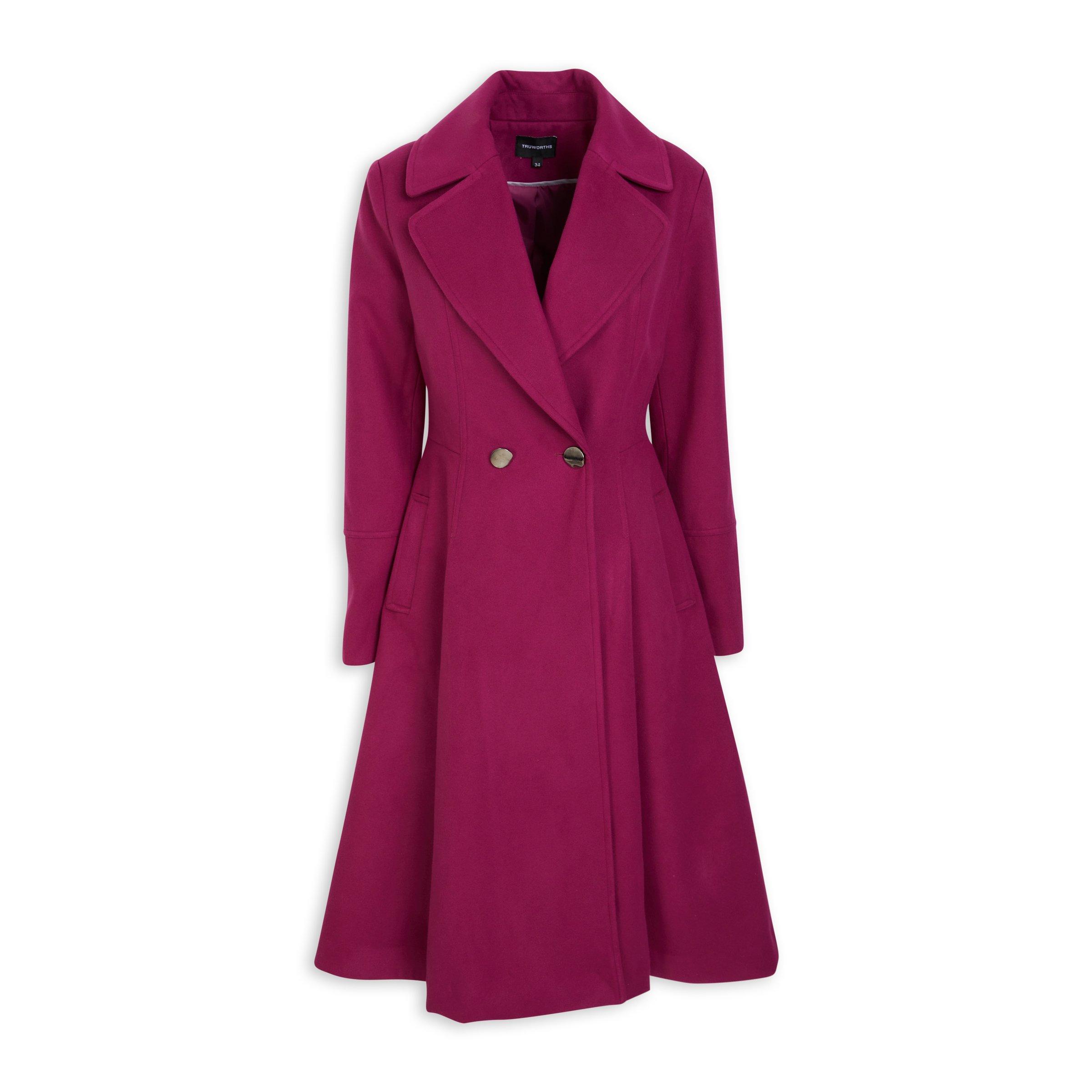 Magenta coat on sale