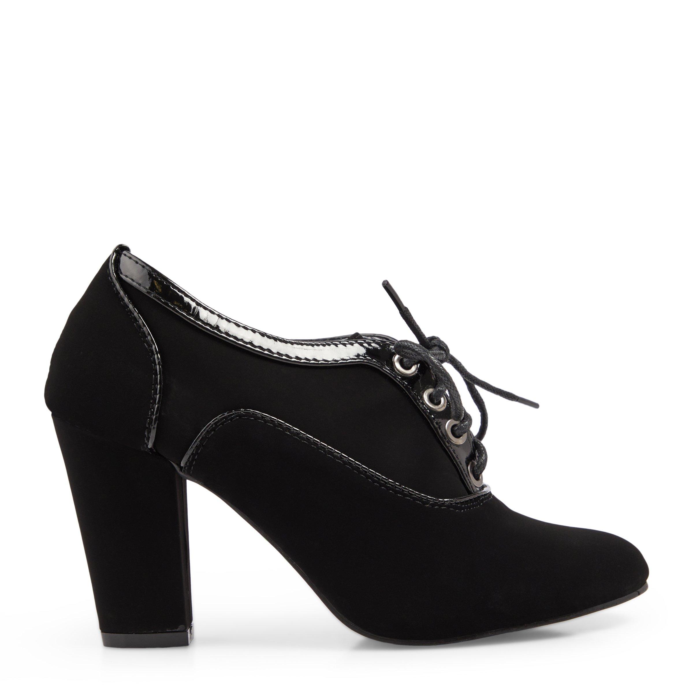 Black Heeled Lace up Shoe 3098401 Truworths