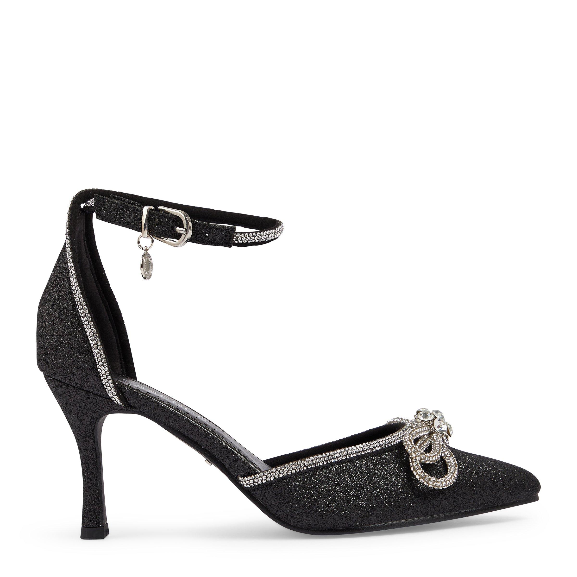 Black Jewel Bow Court Heel 3098402 Essence