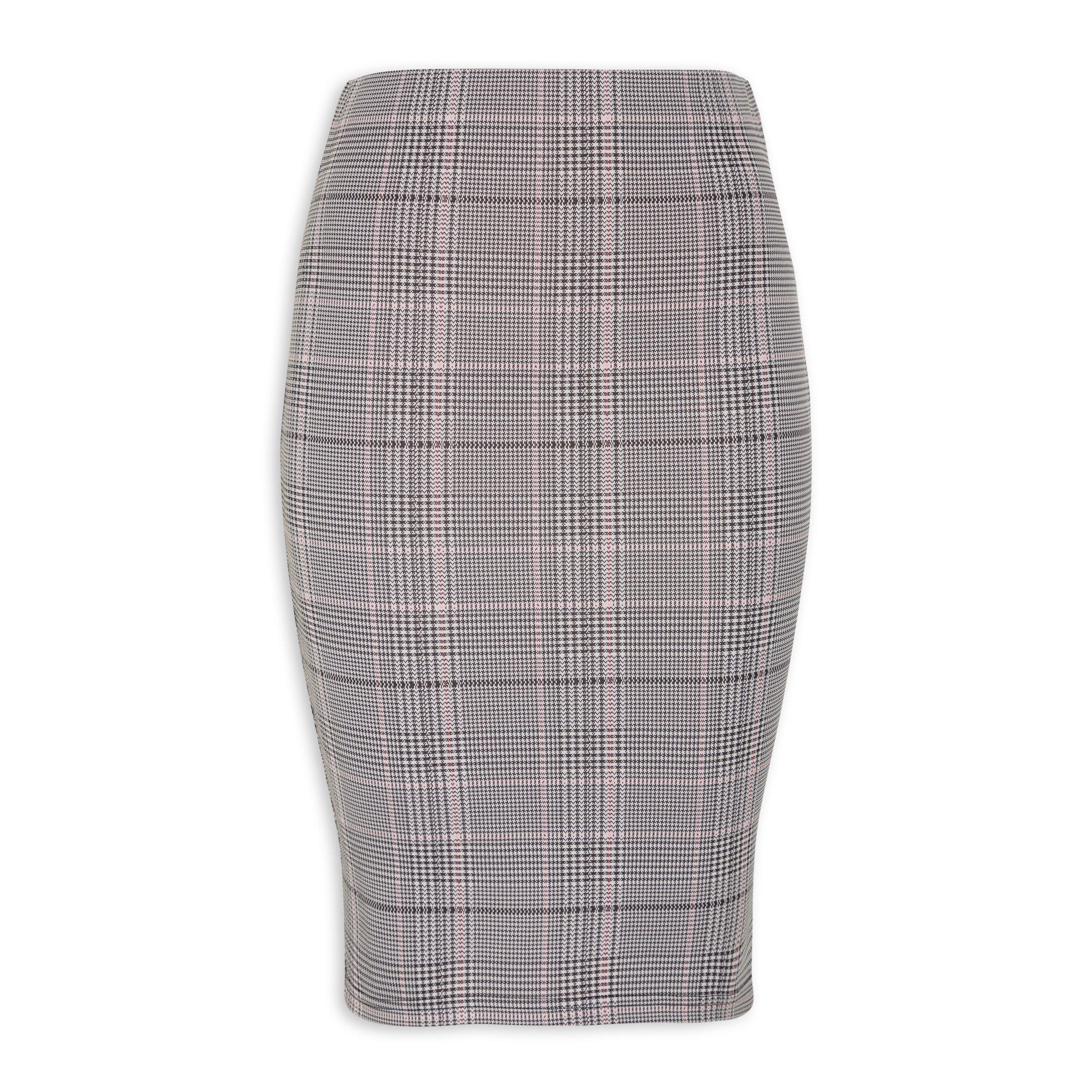 Check 2025 bodycon skirt