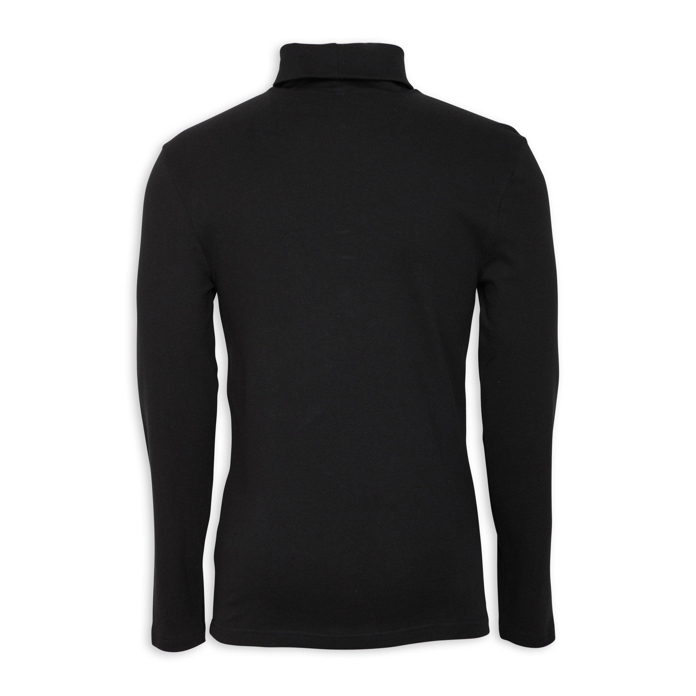 Black polo neck shop