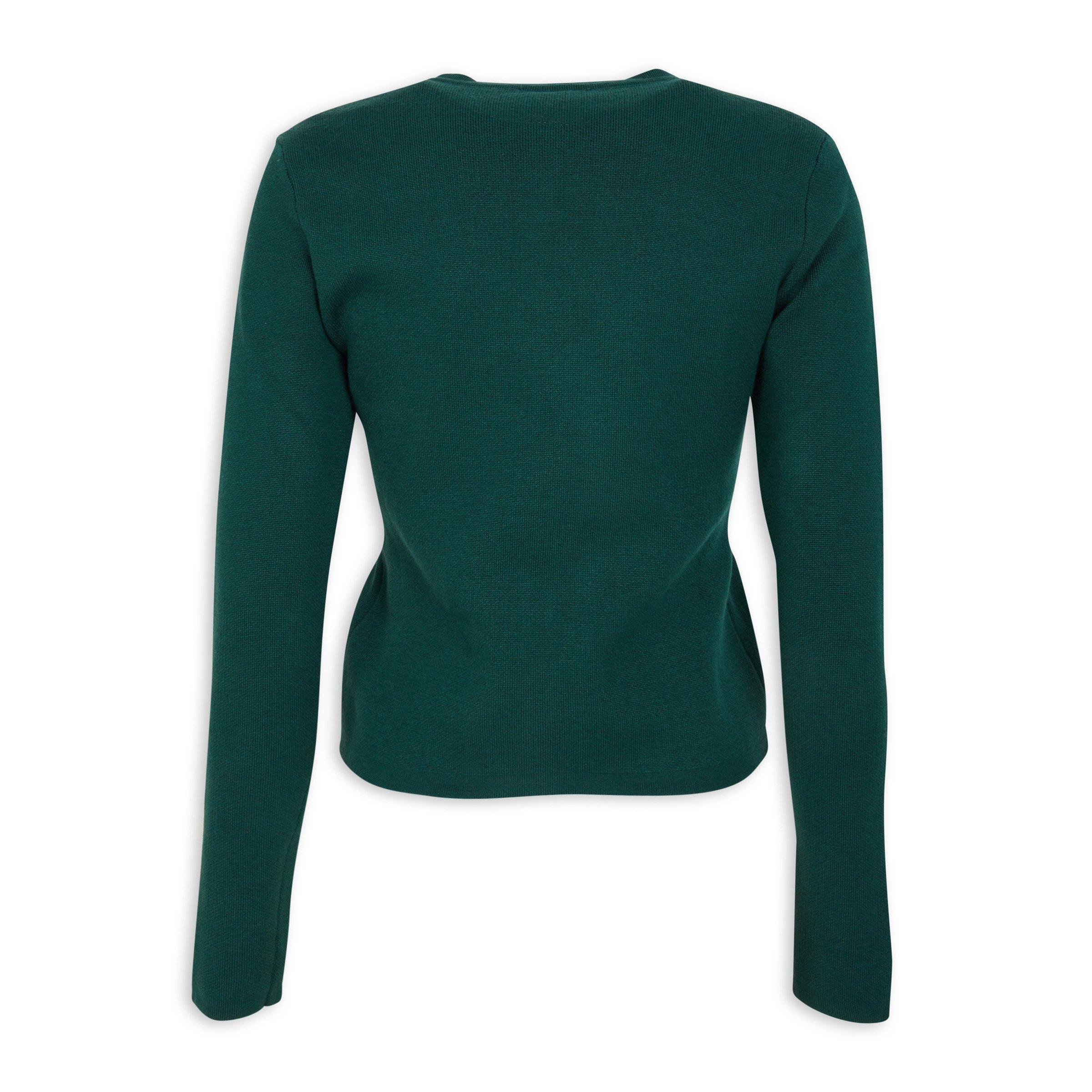 Womens emerald green on sale cardigan