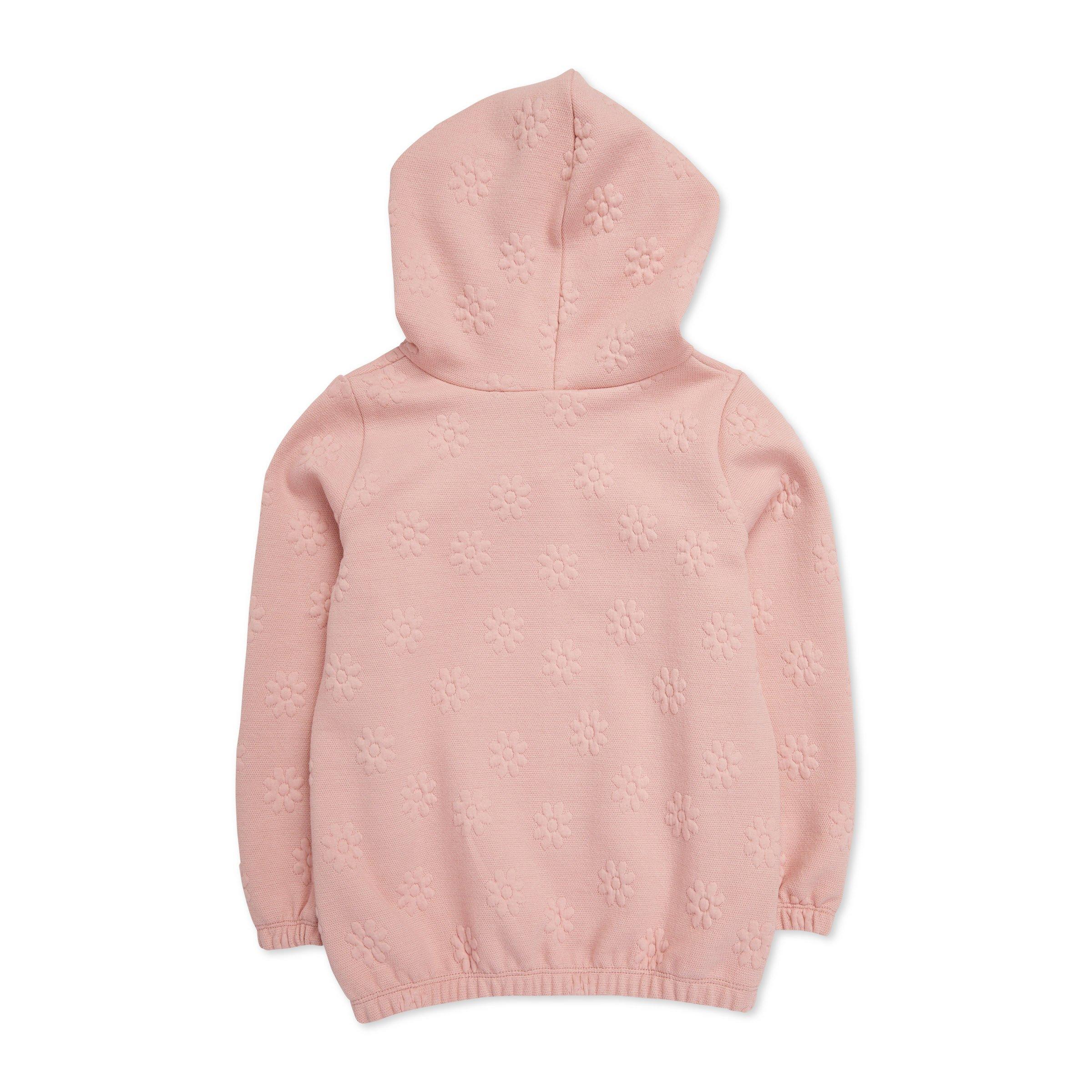 Pink on sale flower hoodie