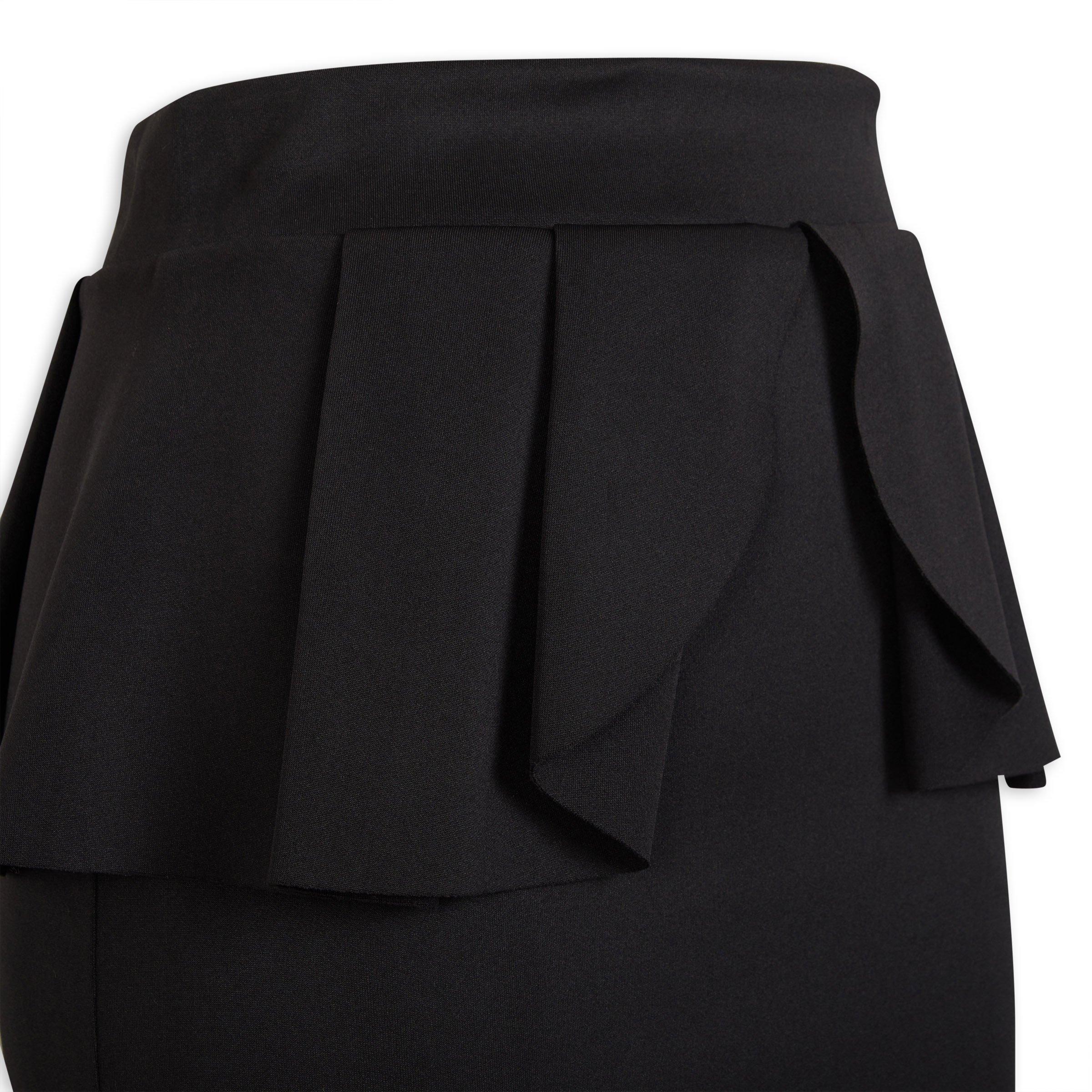 Black Peplum Skirt 3099295 Identity