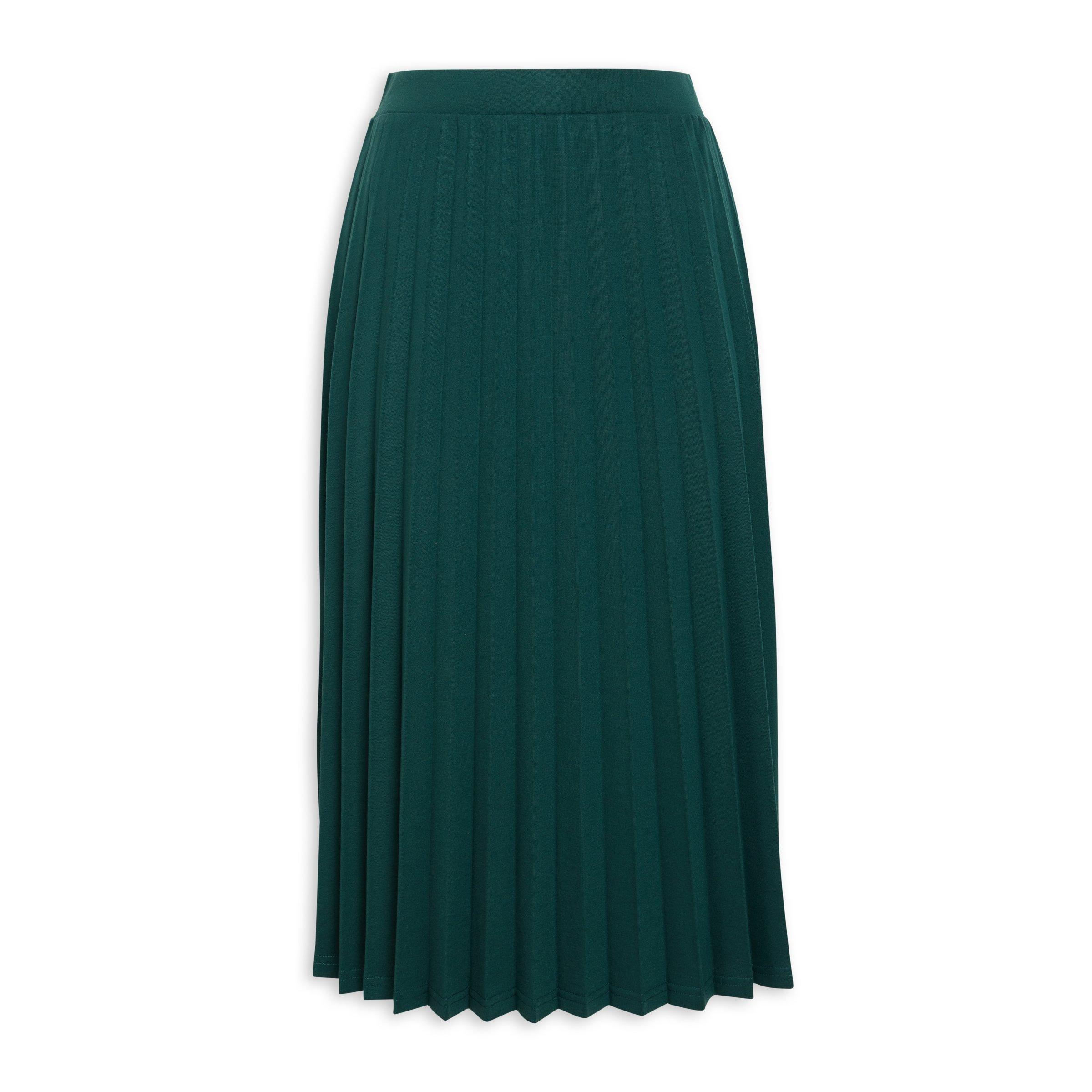 Green pleated 2024 skirt near me