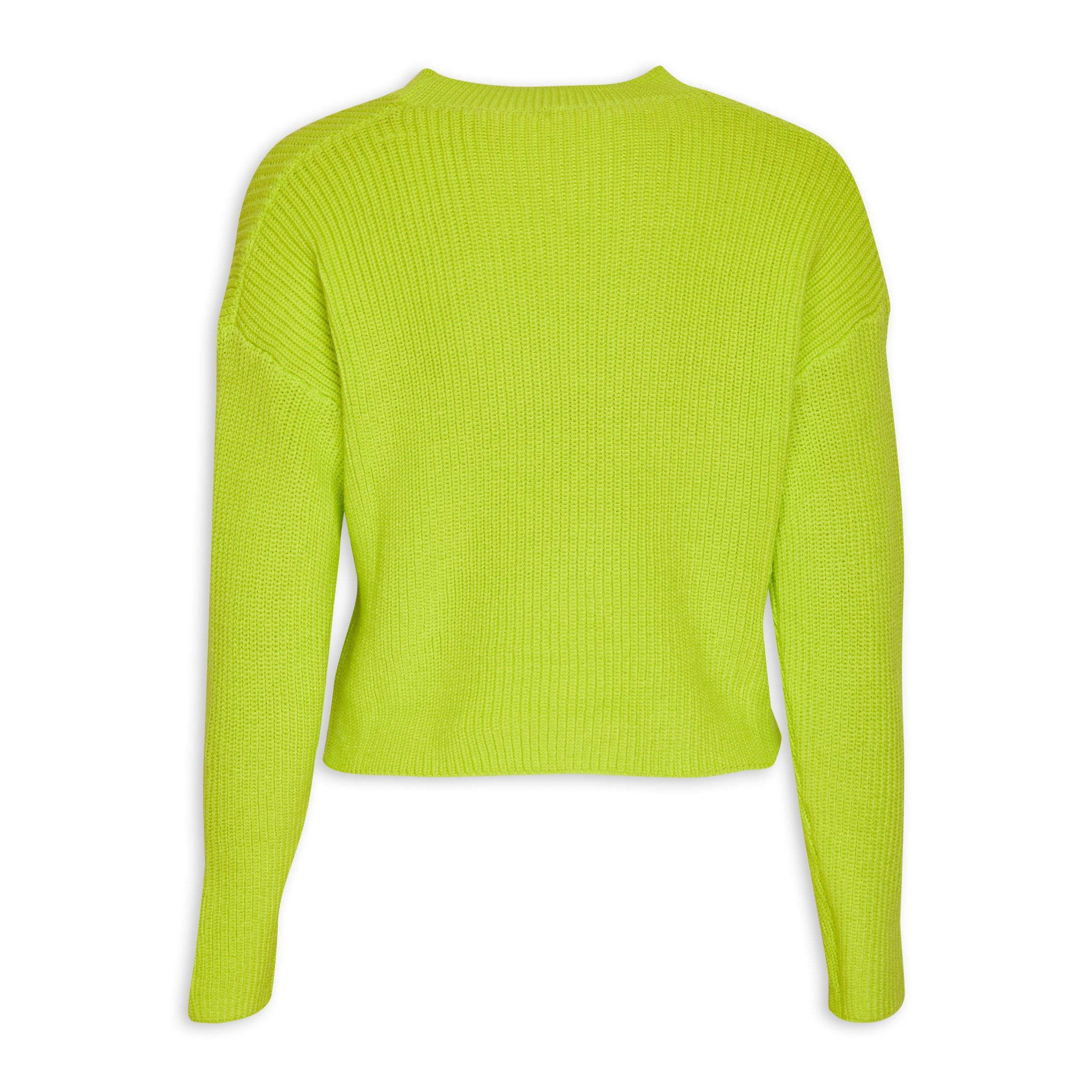 Lime Green Sweater 3099974 Identity