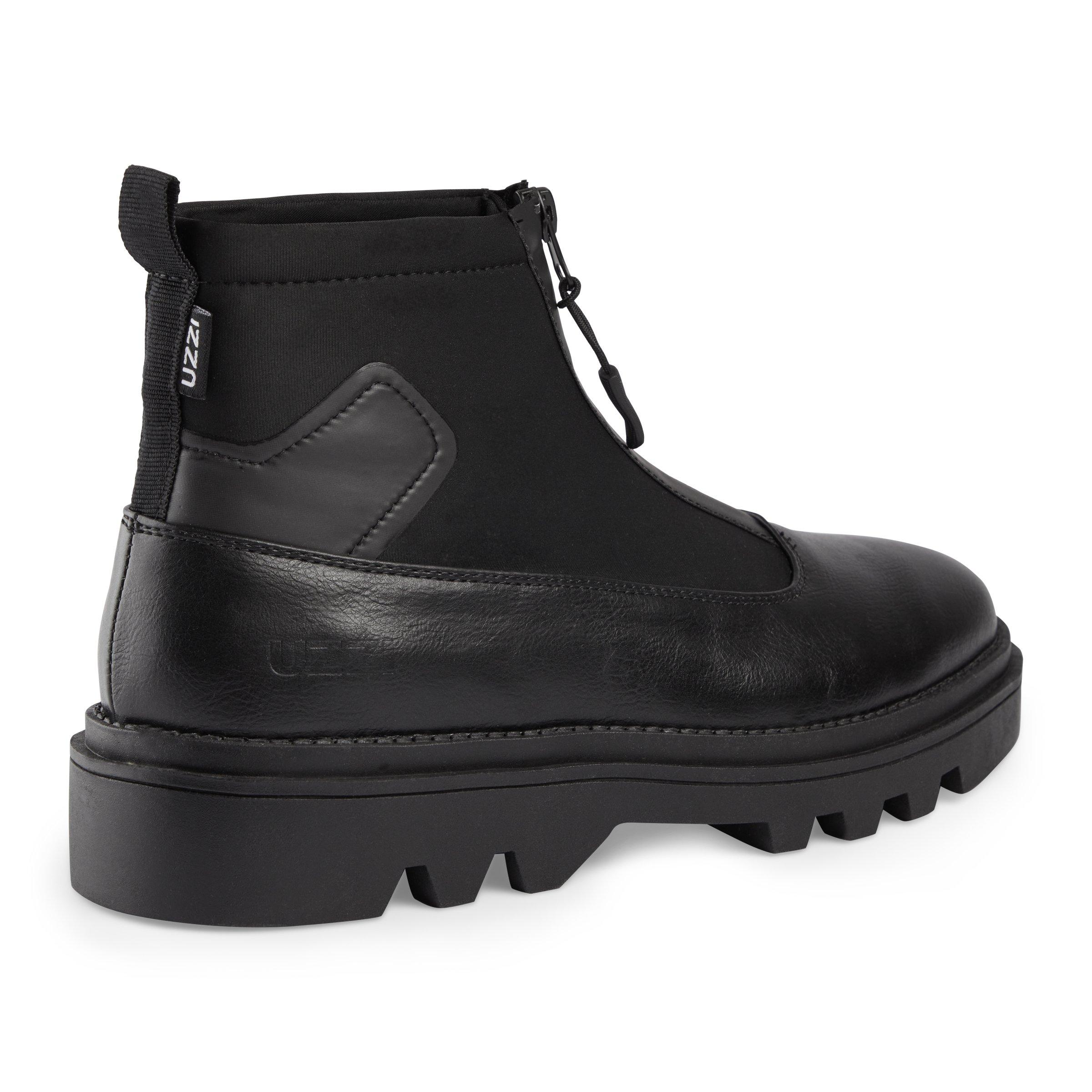 Black zip hot sale chelsea boots