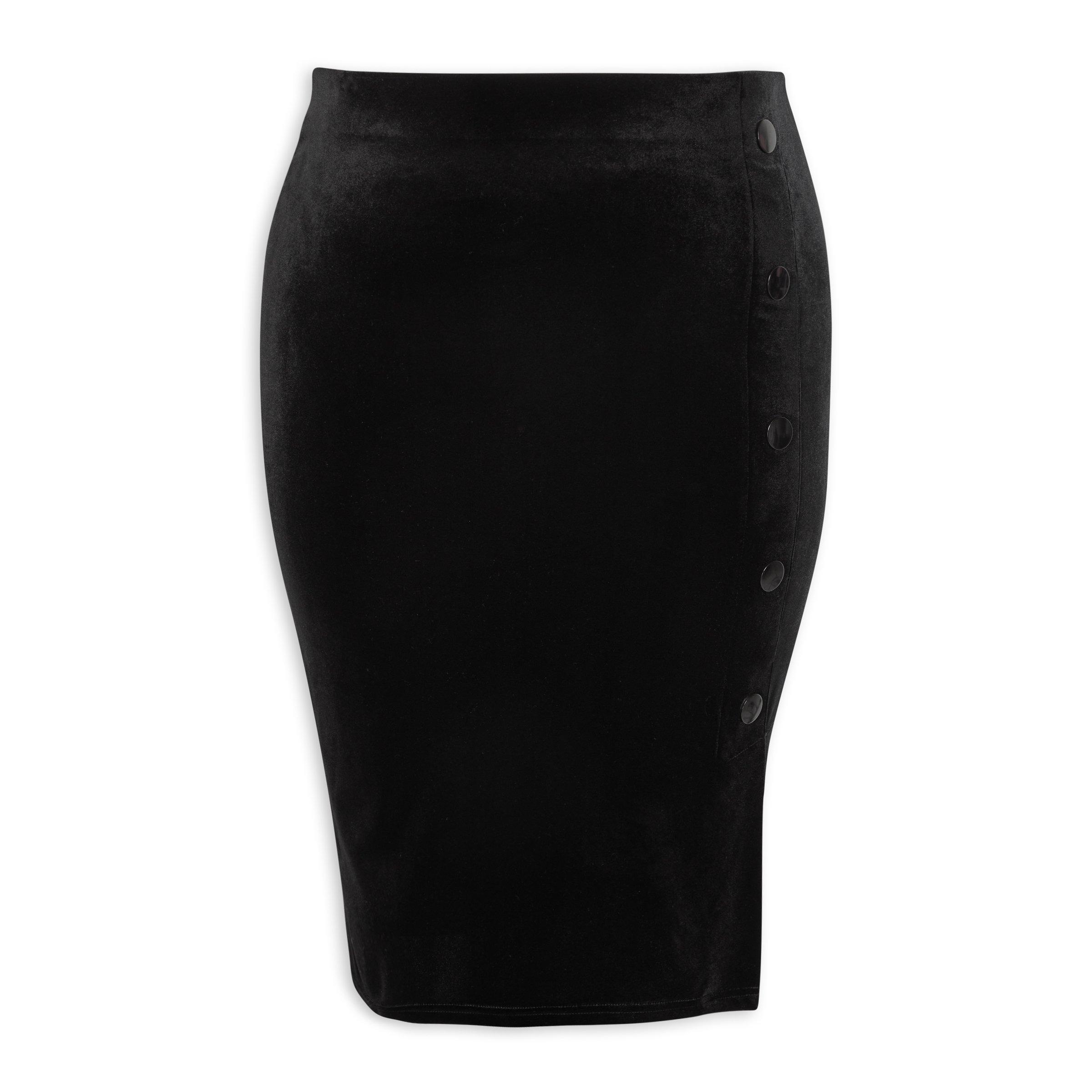 Black Plus Size Bodycon Skirt 3100720 Zeta