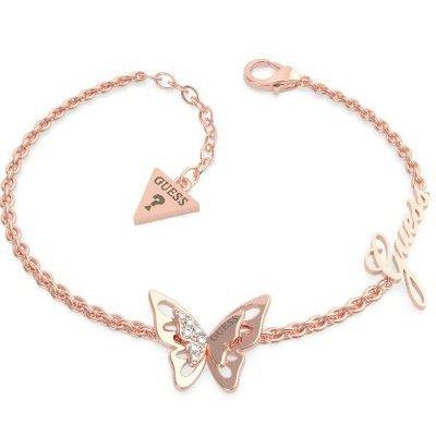 Rose gold store butterfly bracelet